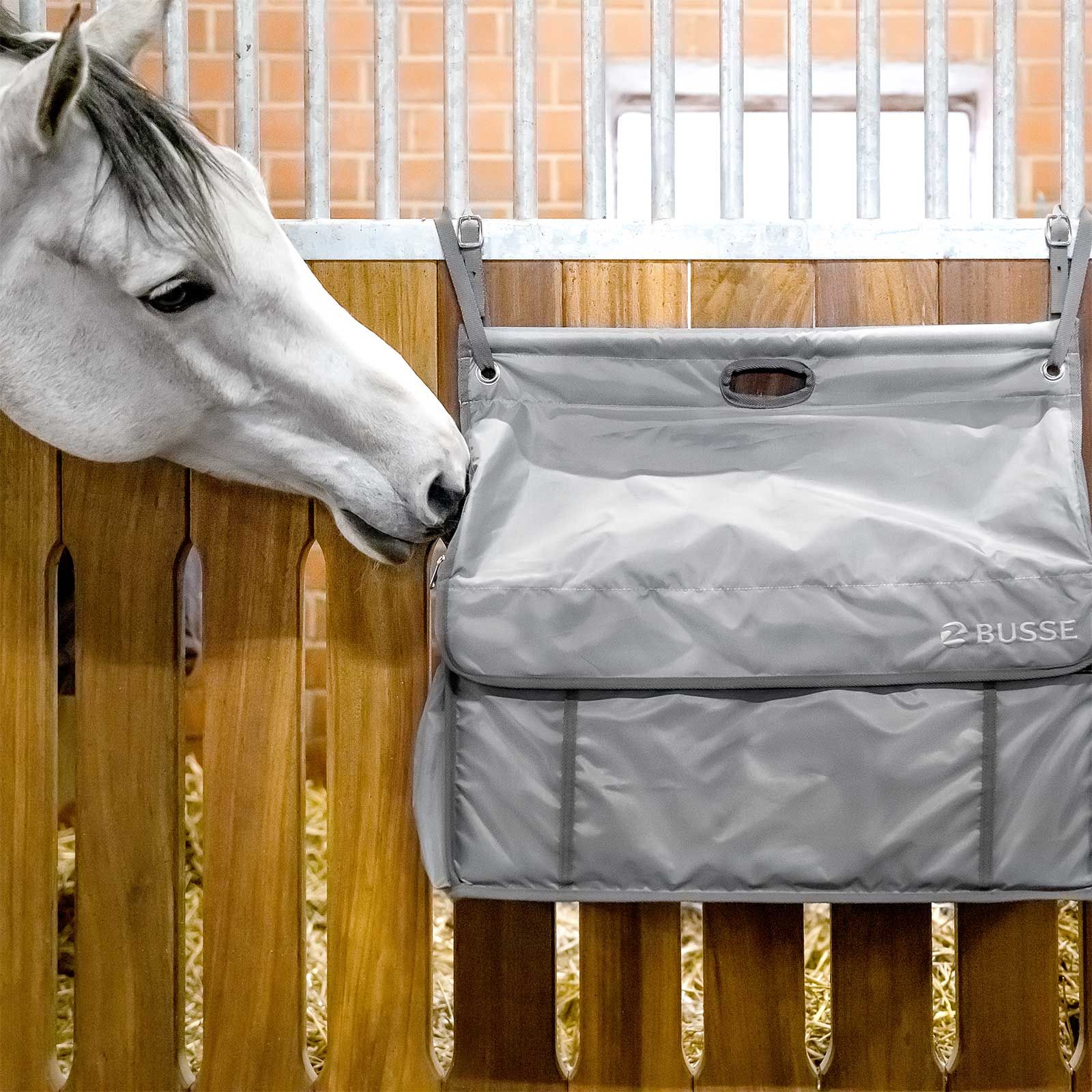 BUSSE Borsa da box RIO per accessori equini, 68x20x60 cm, in uso, in scuderia