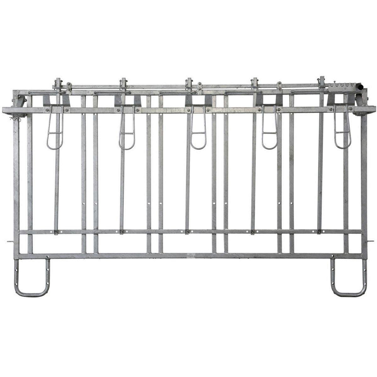 Cornadis Modulaire pour veaux, Enclos d'alimentation, vue de face