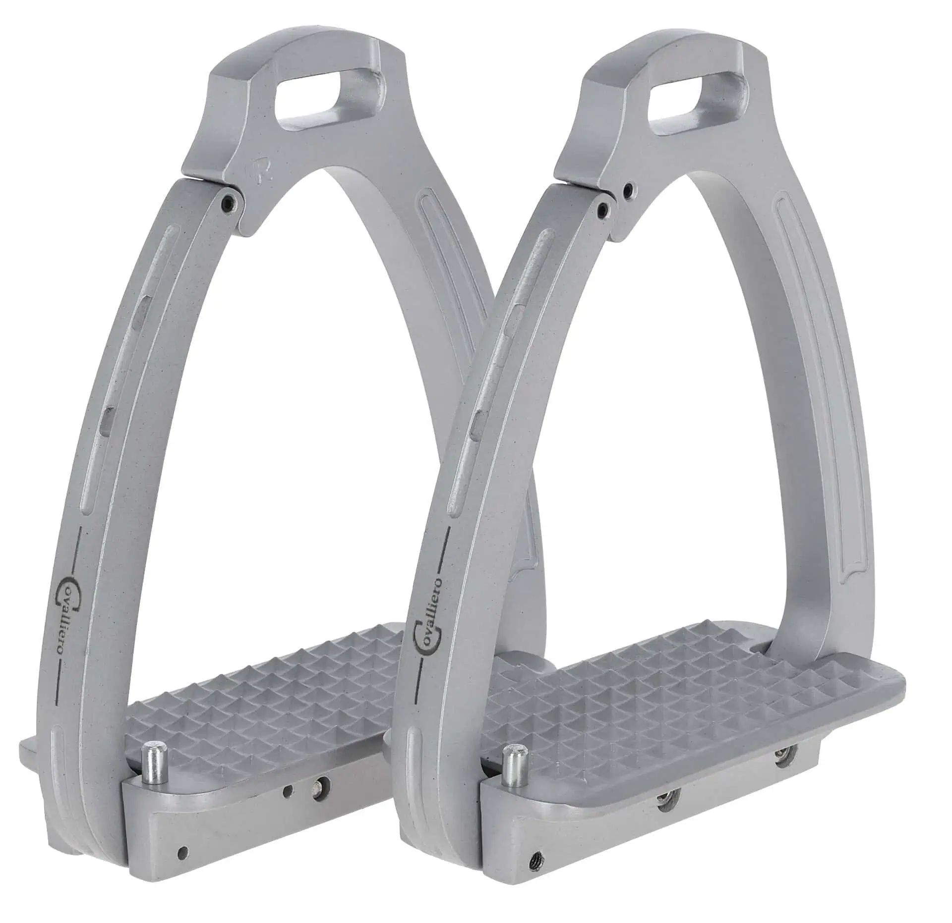 Étriers Covalliero Secure, argent, 12 cm