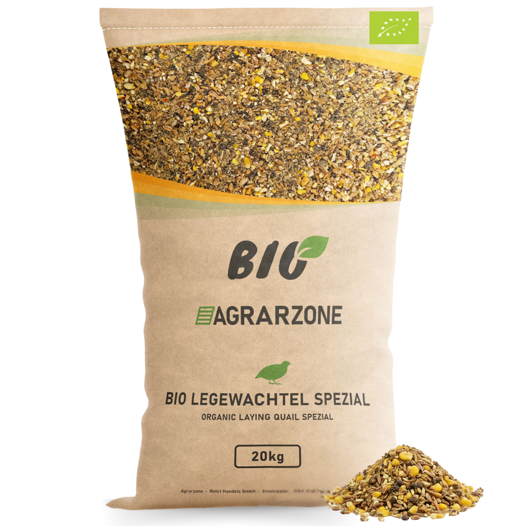Nourriture Bio Agrarzone pour cailles pondeuses Spécial 20 kg