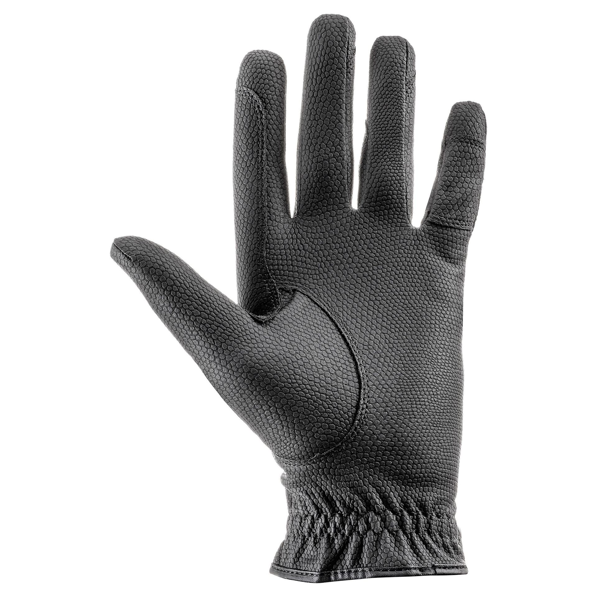 Guanti da equitazione uvex i-performance 2, aderenti e touchscreen, vista frontale