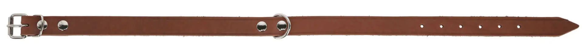Kerbl Pet Mexica Dog Collar Riveted, Leather with Roller Buckle, loose product
