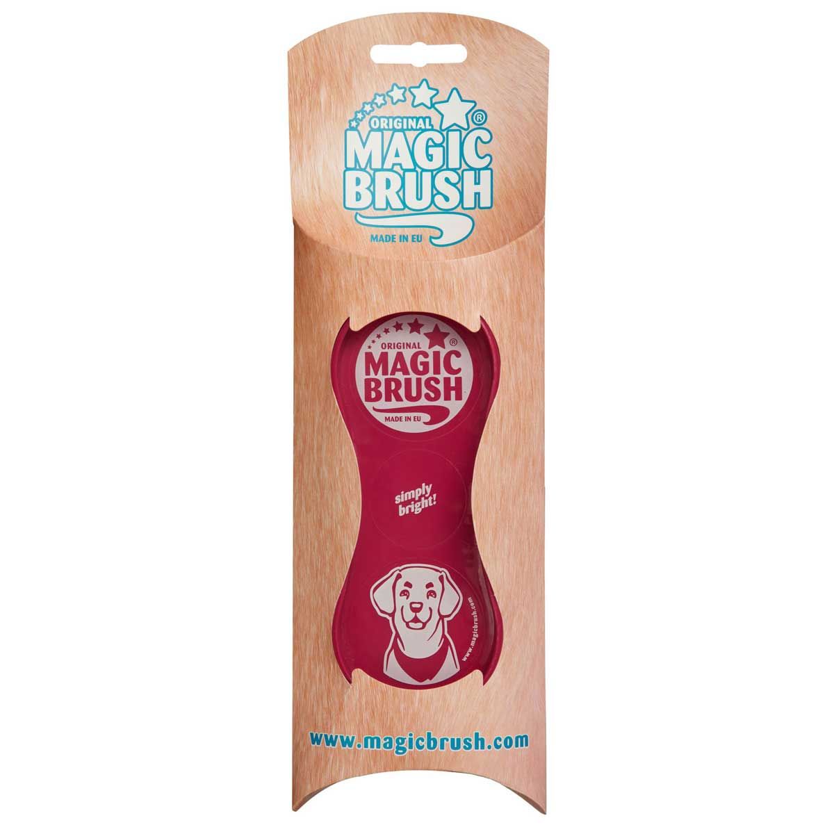 MagicBrush Perie DOG pentru câini cu efect de masaj, lavabilă, ambalaj