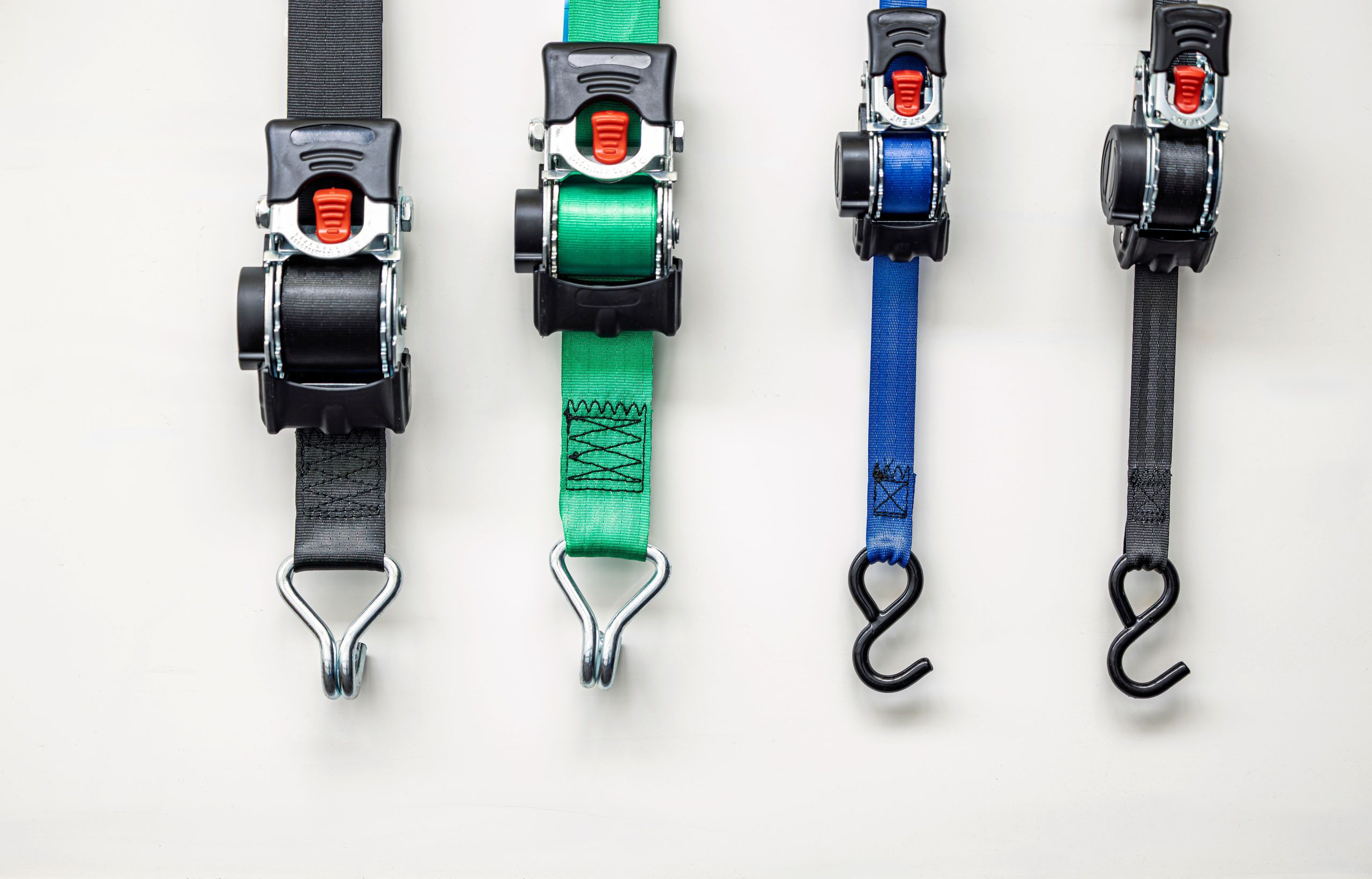 parachute straps, carabiner straps, adjustable buckle, webbing strap, hook closure