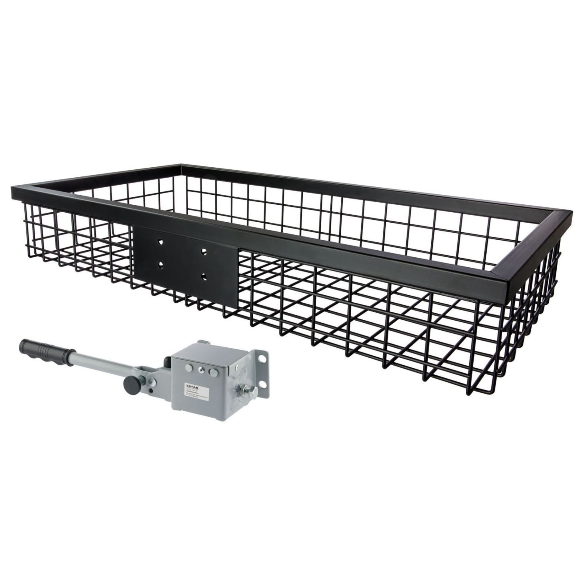 Porte-bagages arrière 1020x530x165 mm peint avec attelage rapide