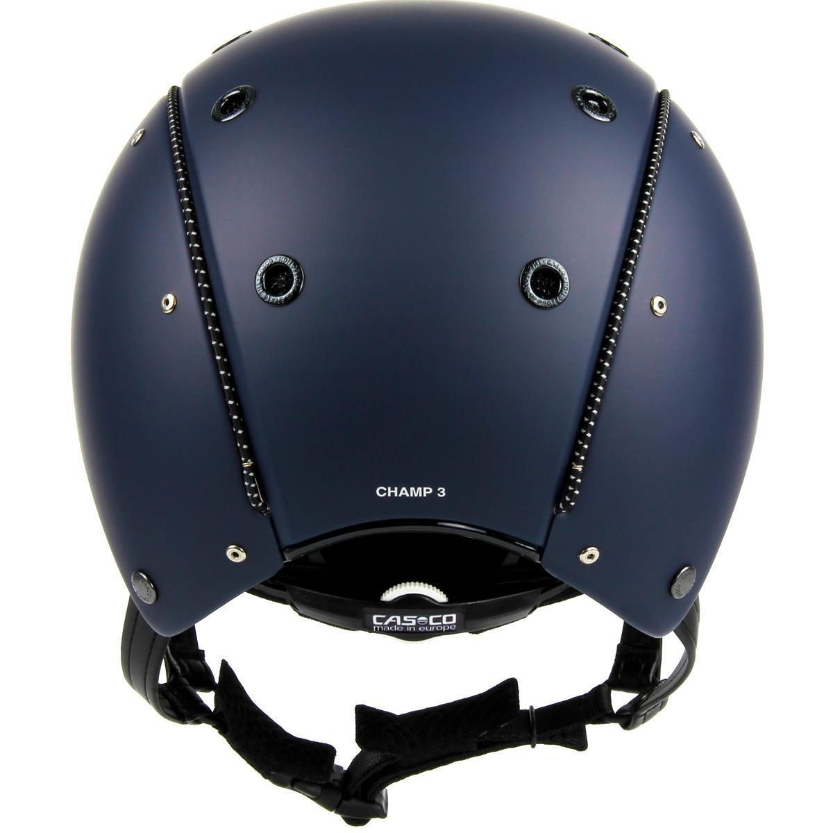 Casque d'équitation Casco Champ 3 avec réglage Disc-Fit Vario, marine L
