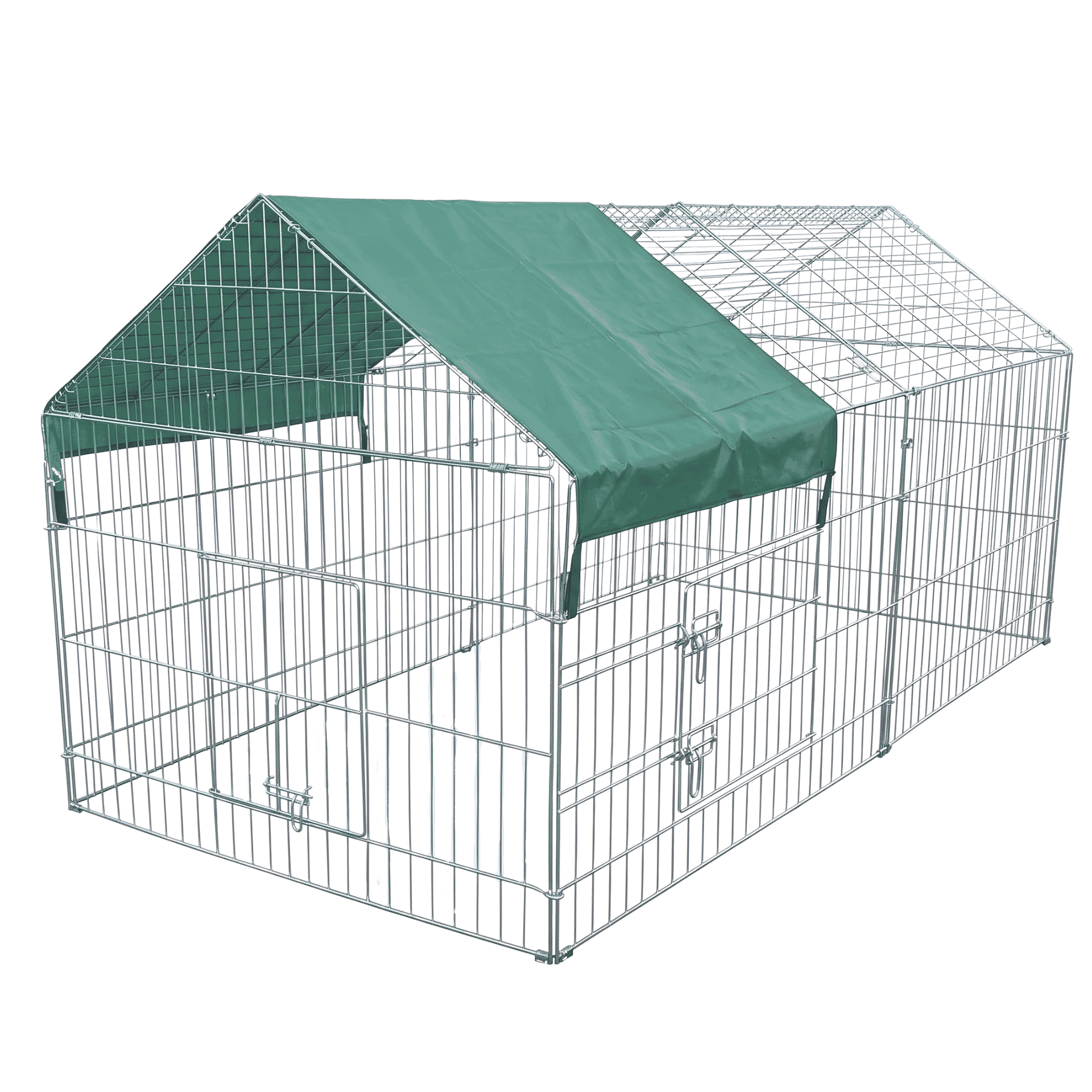 Agrarzone Chicken & Rabbit Run 220x103x103 cm, Galvanised
