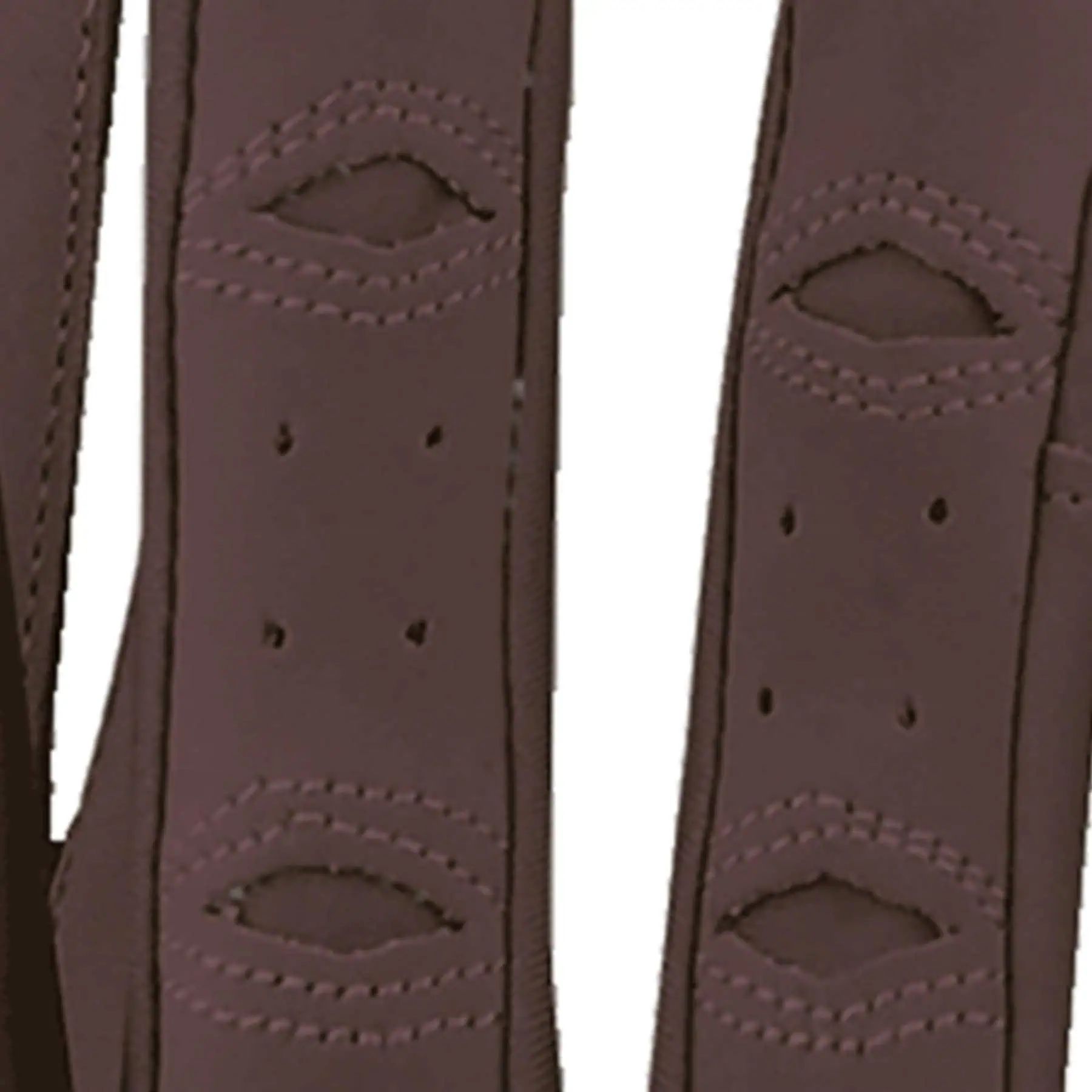 Gant d'équitation ELT Le Polyvalent, aspect daim, scratch, XL, marron
