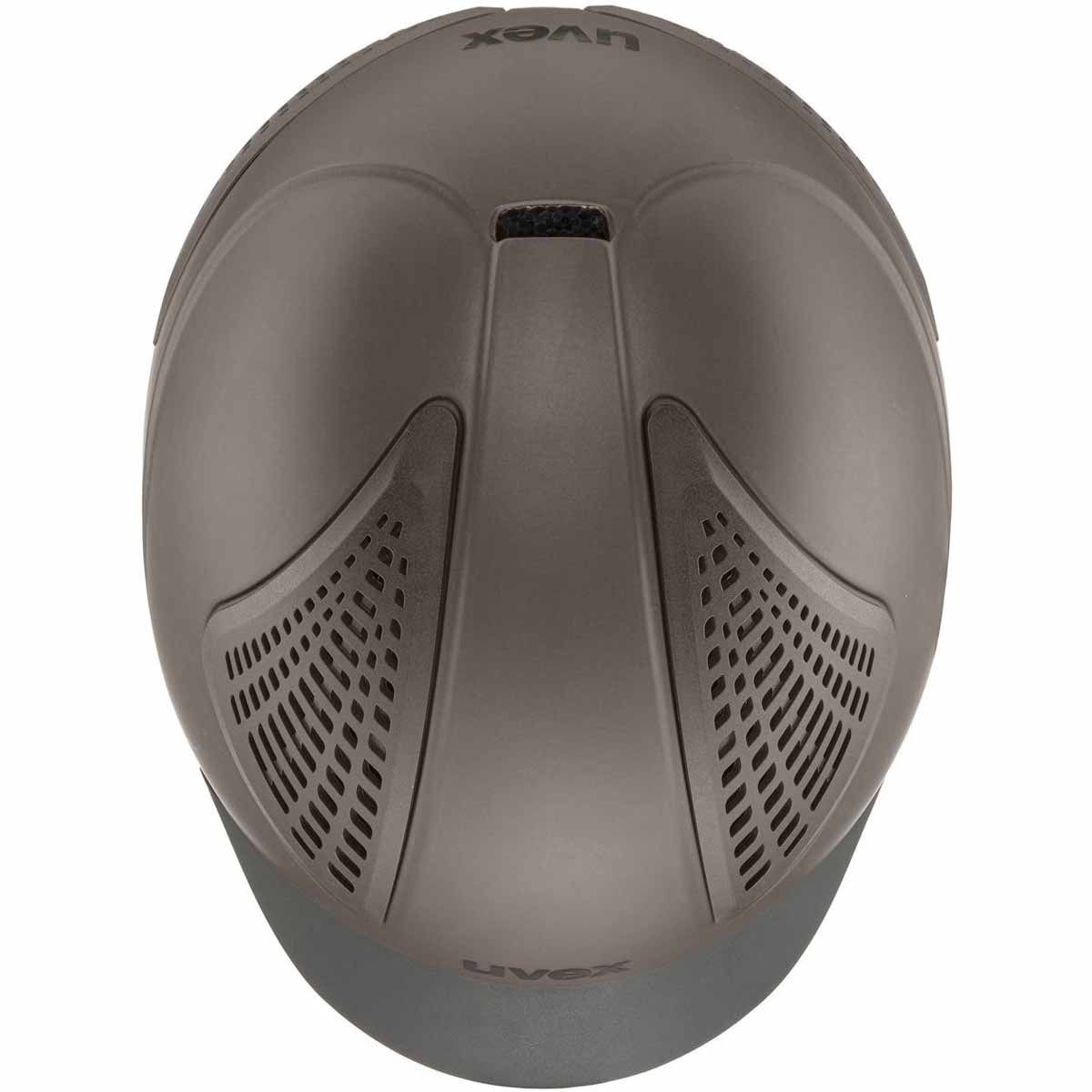 Casque d'équitation Uvex exxential 2, léger avec encolure queue de cheval