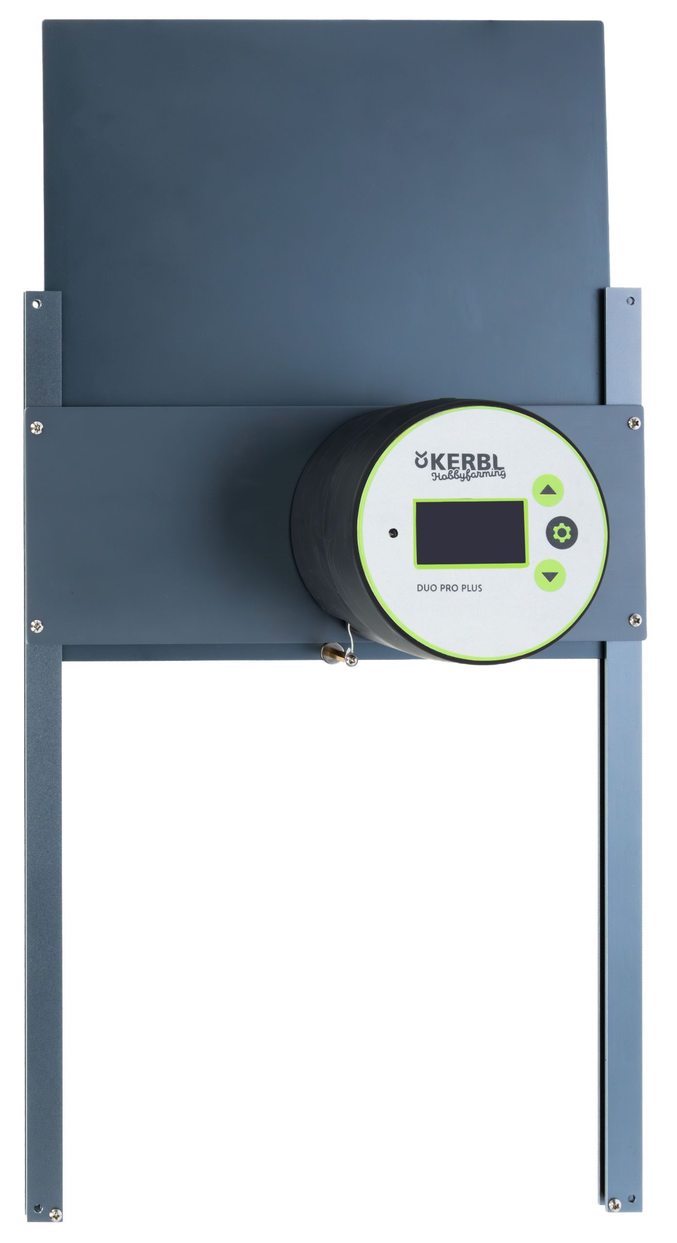 Kerbl Automatische Hühnertür Duo Pro Plus, Lichtsensor, Vorderansicht