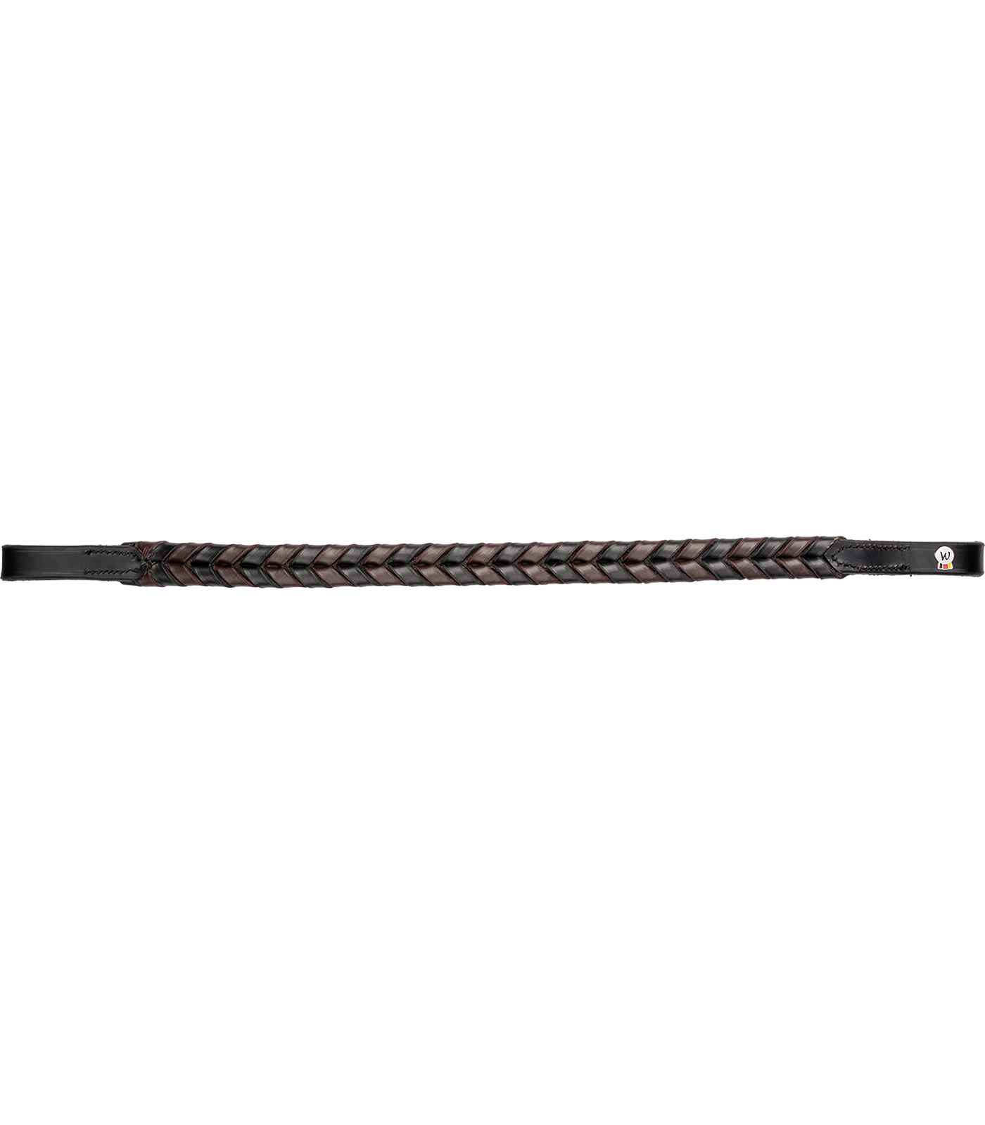 Waldhausen X-Line Stirnband Braided – geflochtenes Leder, gerade Form