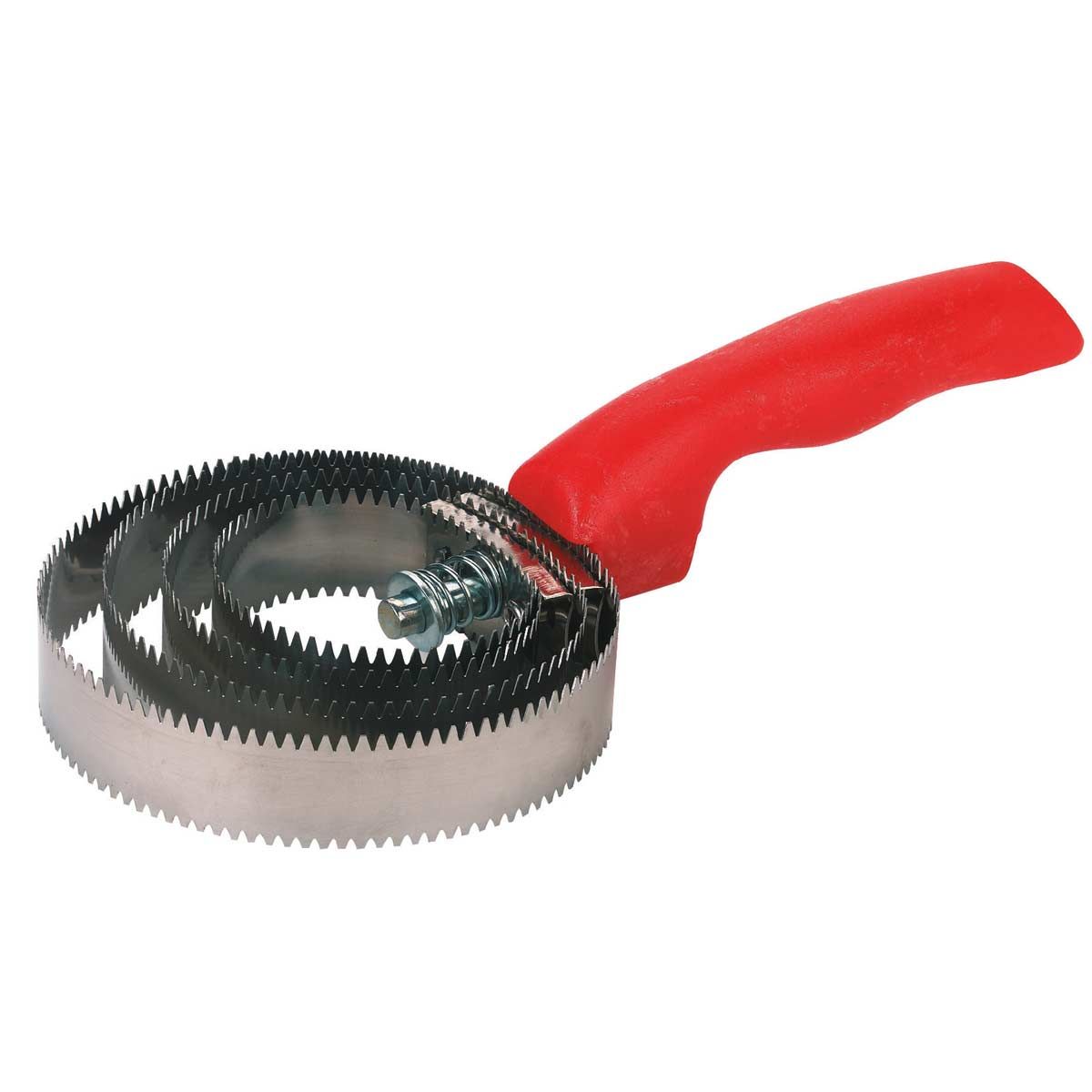 Kerbl Étrille Spirale pour Chevaux en Métal, Dents Fines