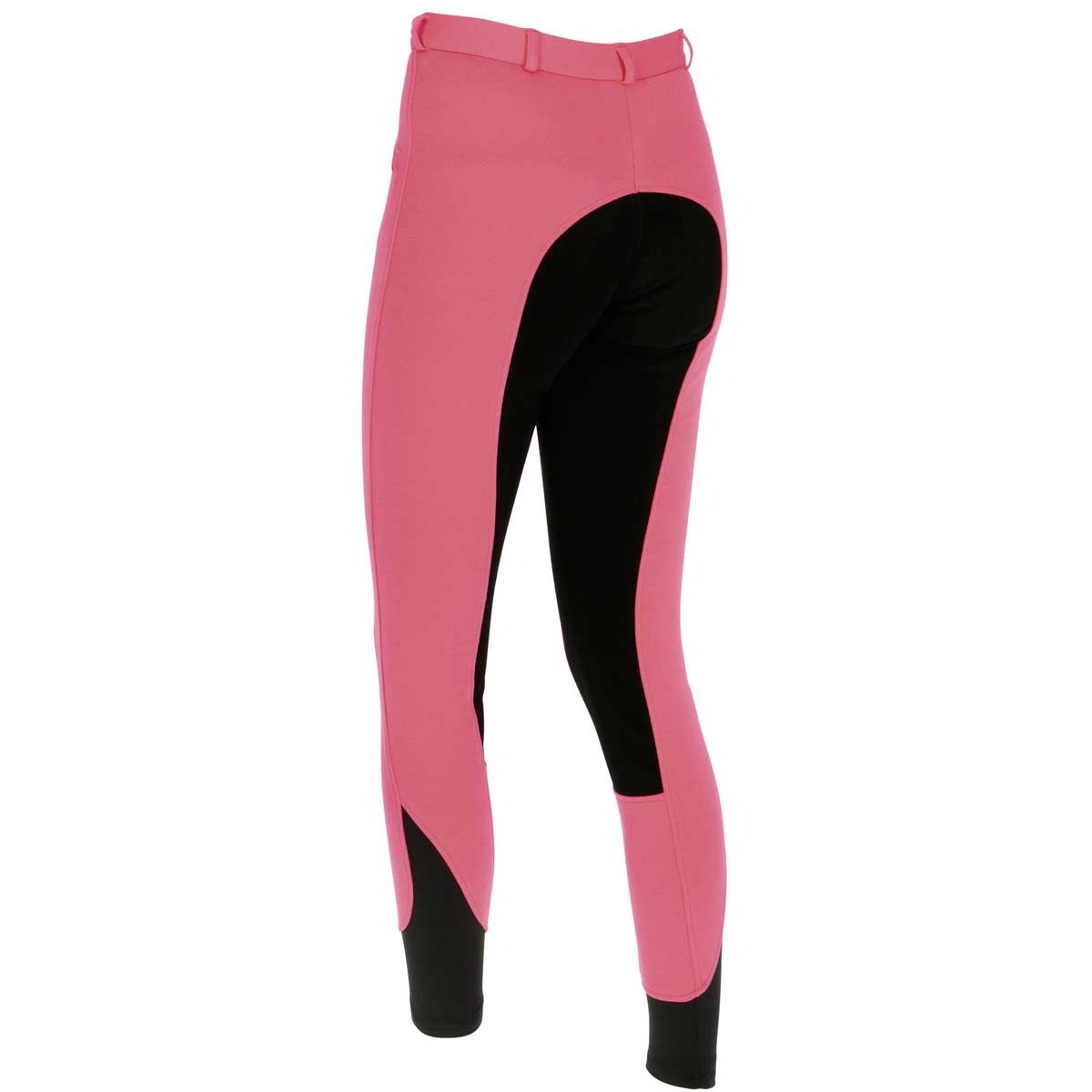 Covalliero Kinderreithose ECONOMIC Vollbesatz Kunstleder, 140 dark-rose