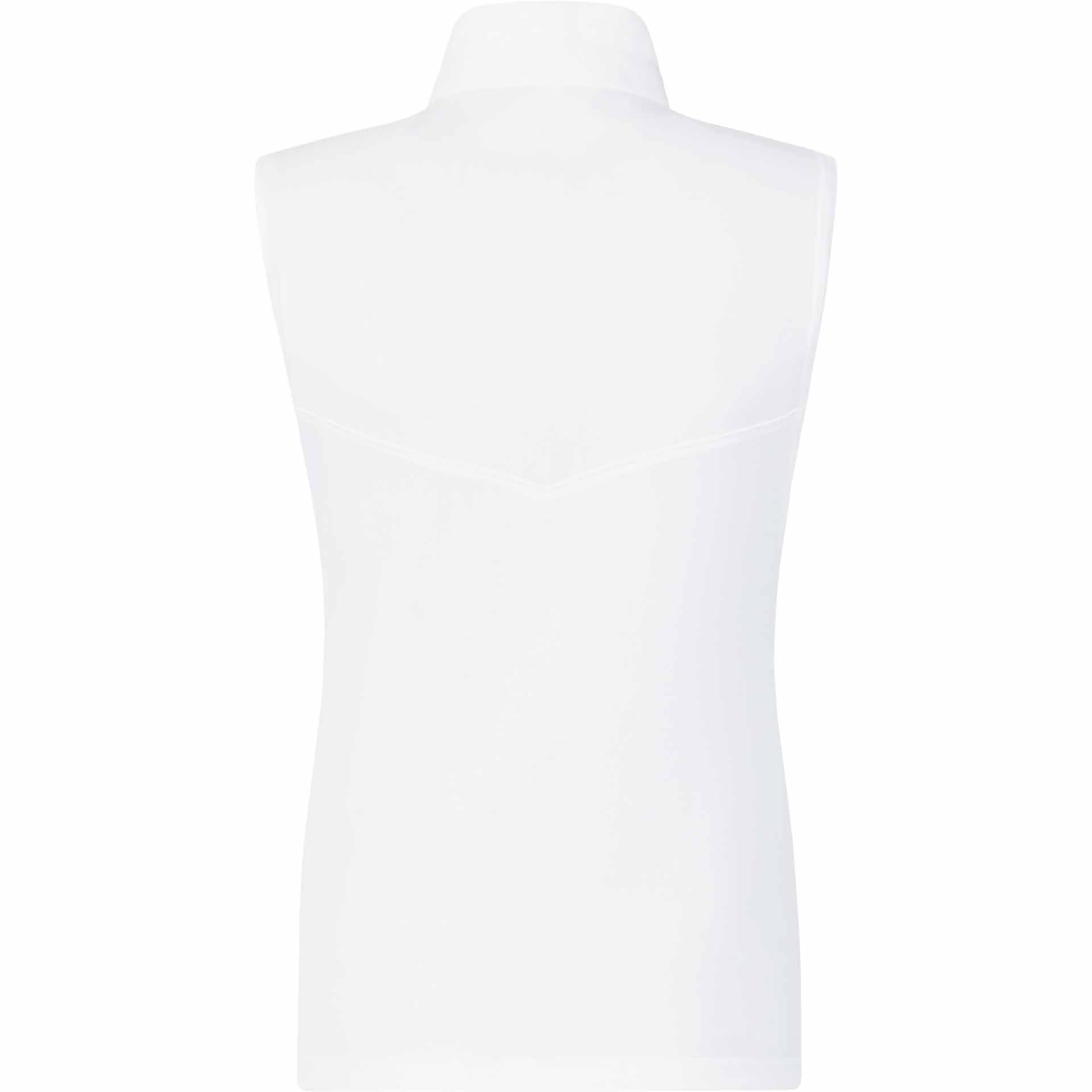 BUSSE Turnier-Shirt CLUNY, ärmellos, tailliert, Kontrastoptik, Rückansicht