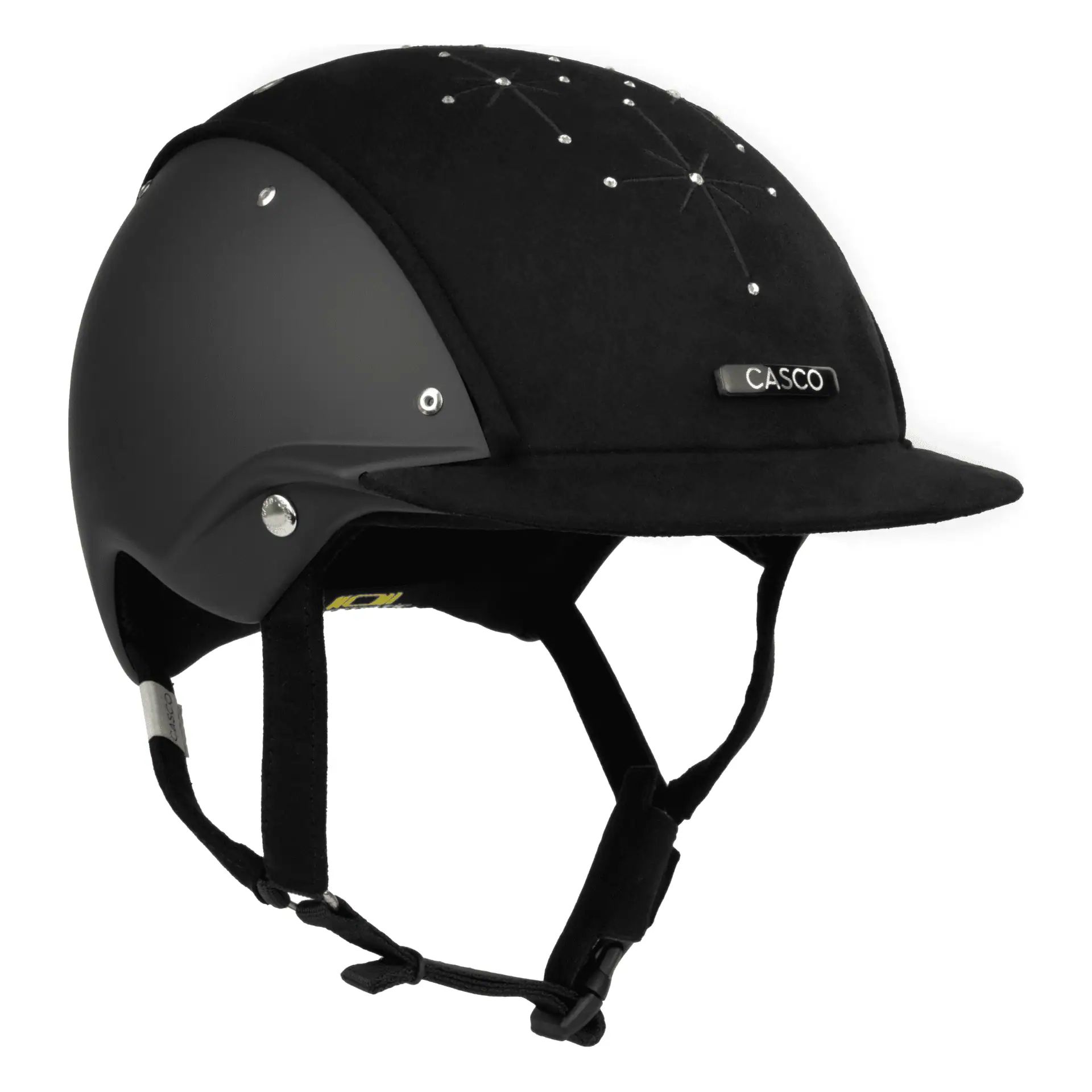 Cap da equitazione CASCO APART Iconic Brillant nero L