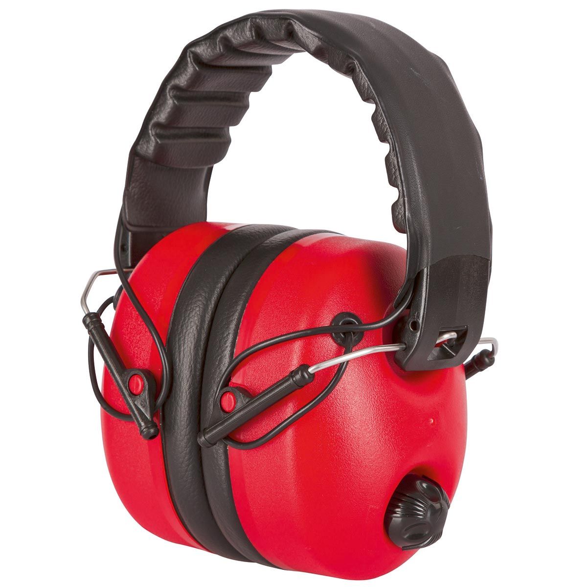 Kerbl Kapselgehörschutz pegelabhängig, SNR 31 dB mit Mikrofon, Seitenansicht