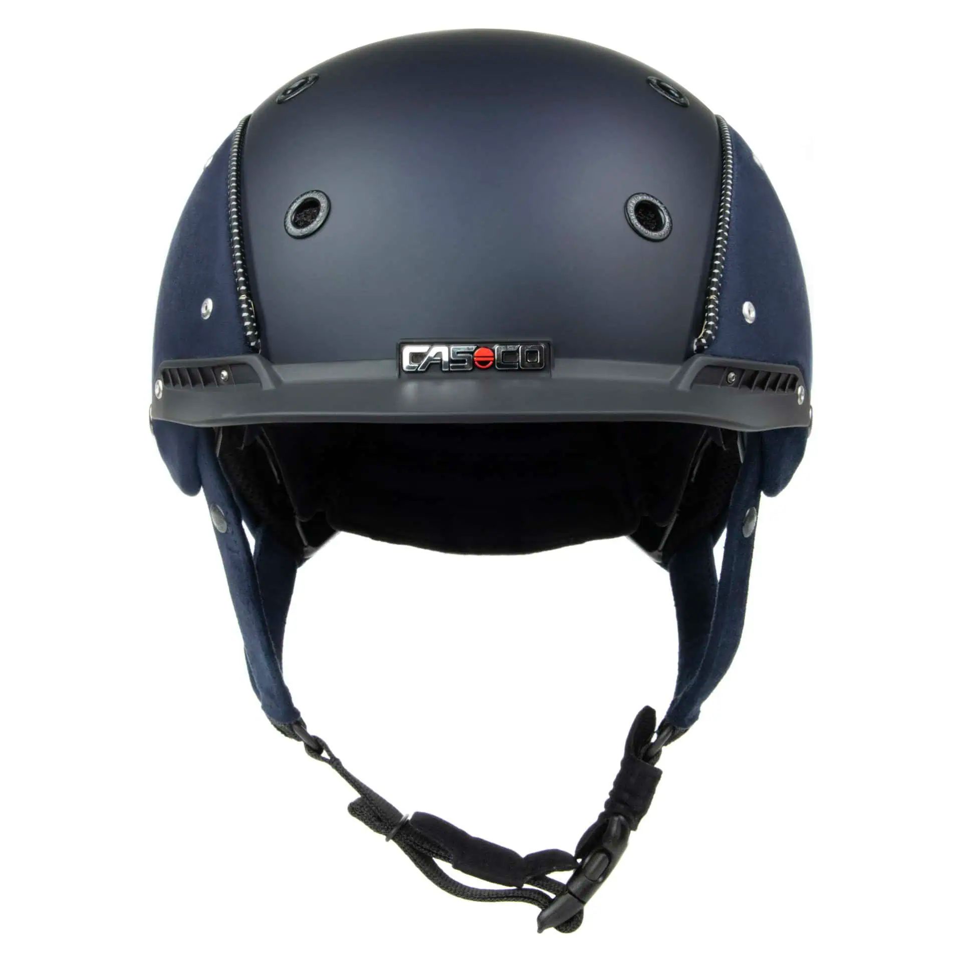 Casco Reithelm Champ-3 Nubuk, chic & sicher mit Disk-Fit Vario, mitternachtsblau M