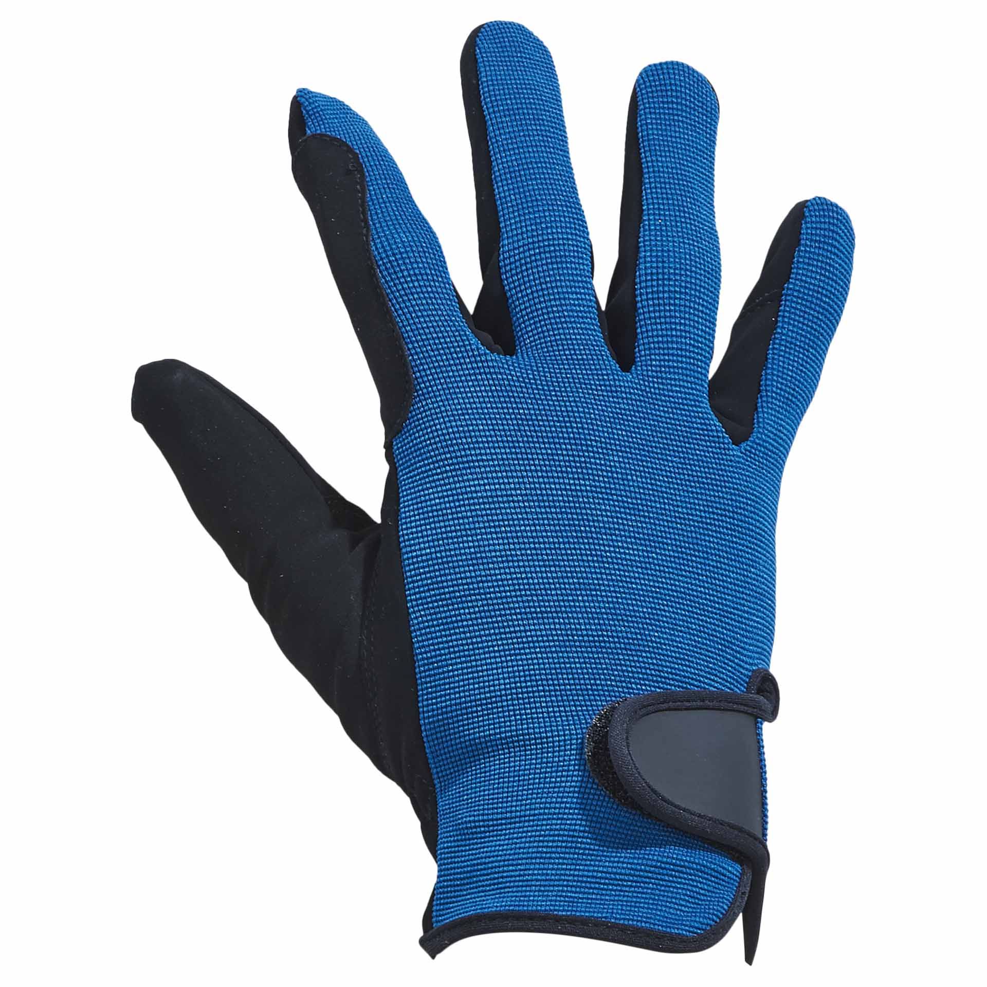 Waldhausen Guanto Da Equitazione Unisex Allrounder - Bianco, Taglia 7-9 Anni, In Poliestere