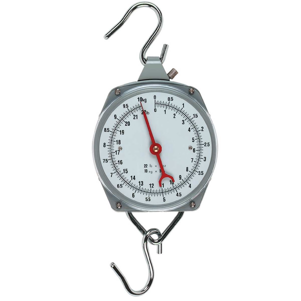 Kerbl Balance à cadran Premium robuste pour pesée rapide et contrôle du fourrage, 10 kg