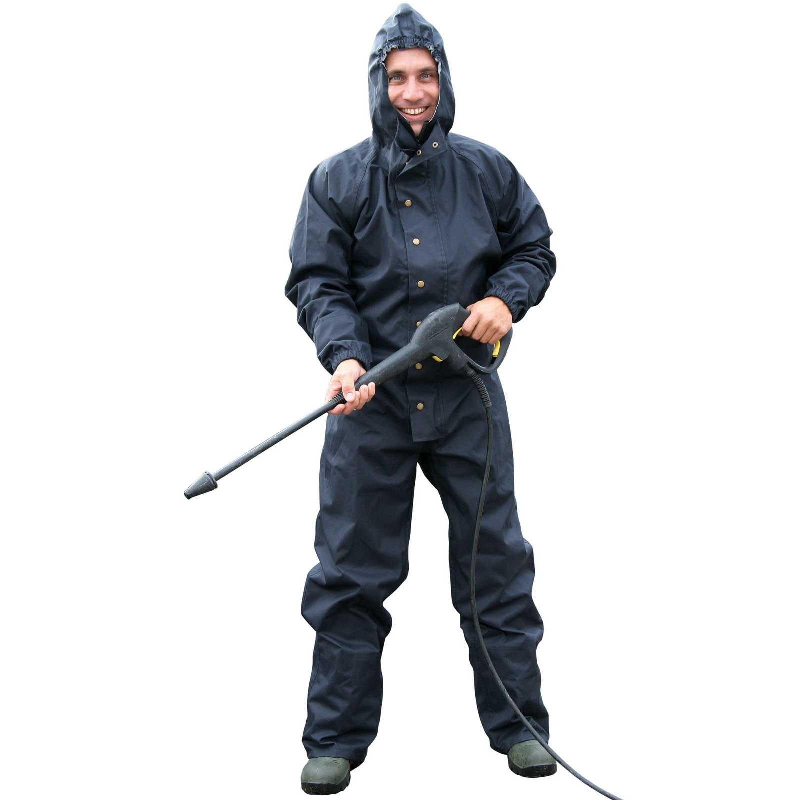 Washing and cleaning overall with hood XXL