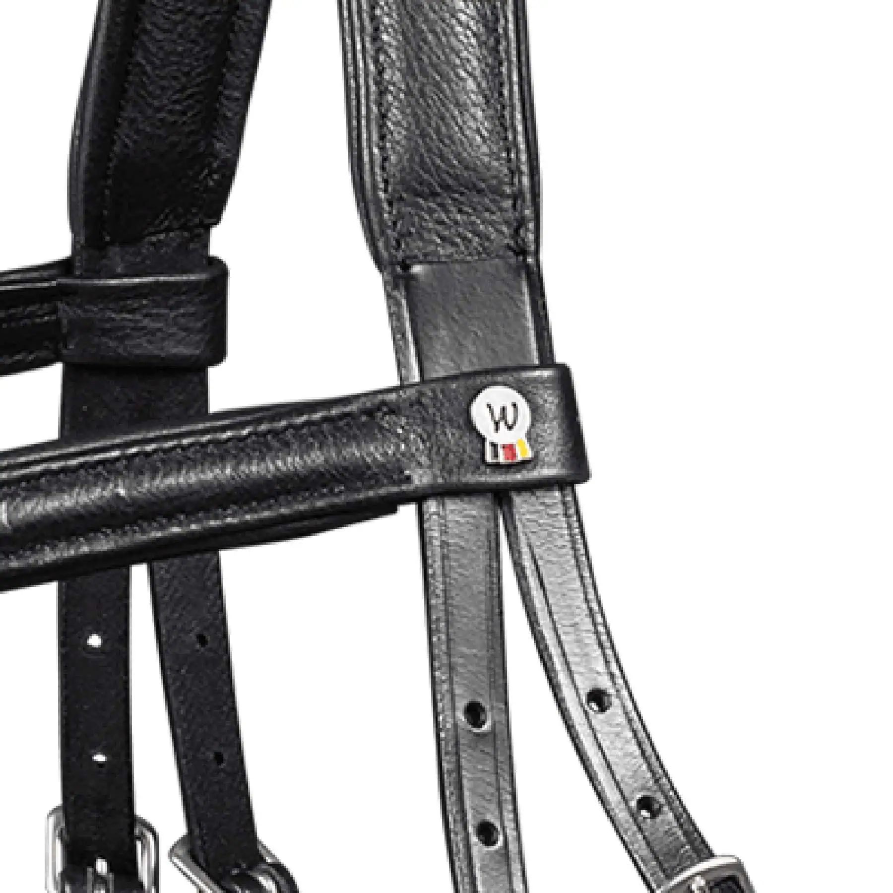 Waldhausen X-Line Bridon sans mors Supersoft, noir, FULL