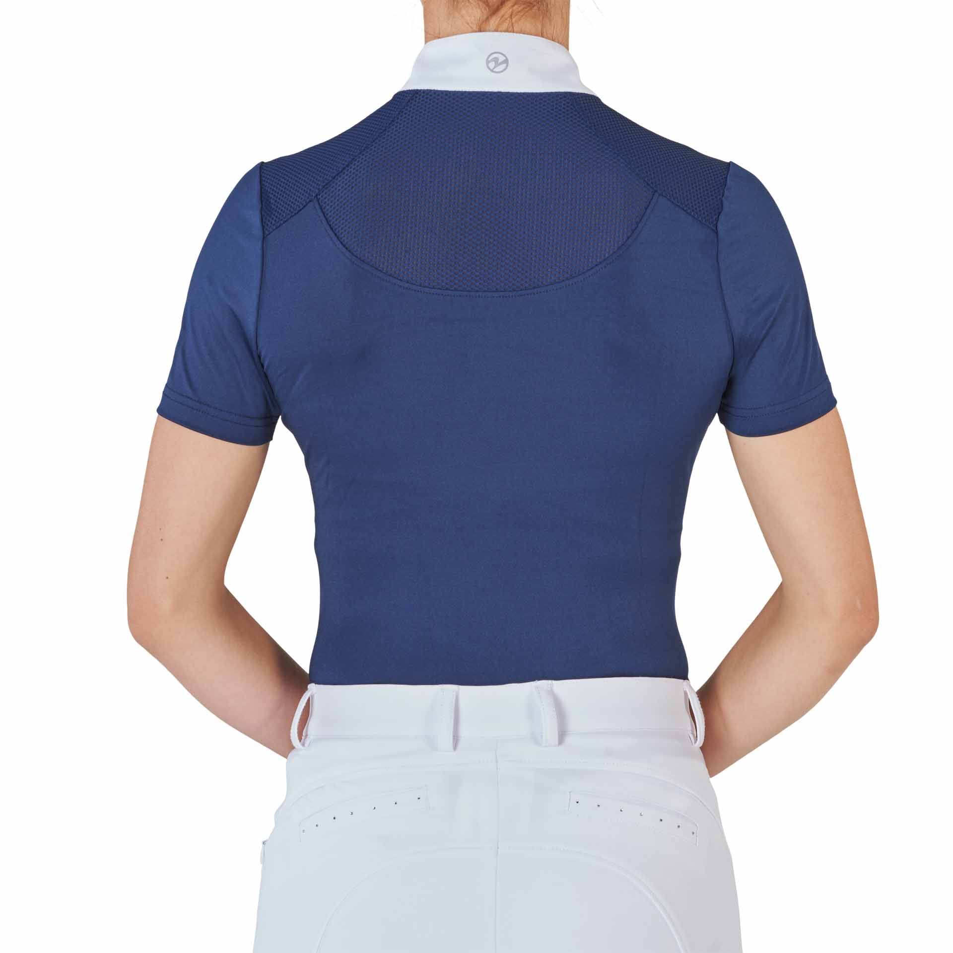 BUSSE Turnier-Shirt ZAMORA, atmungsaktiv mit Mesheinsätzen, navy, XXL