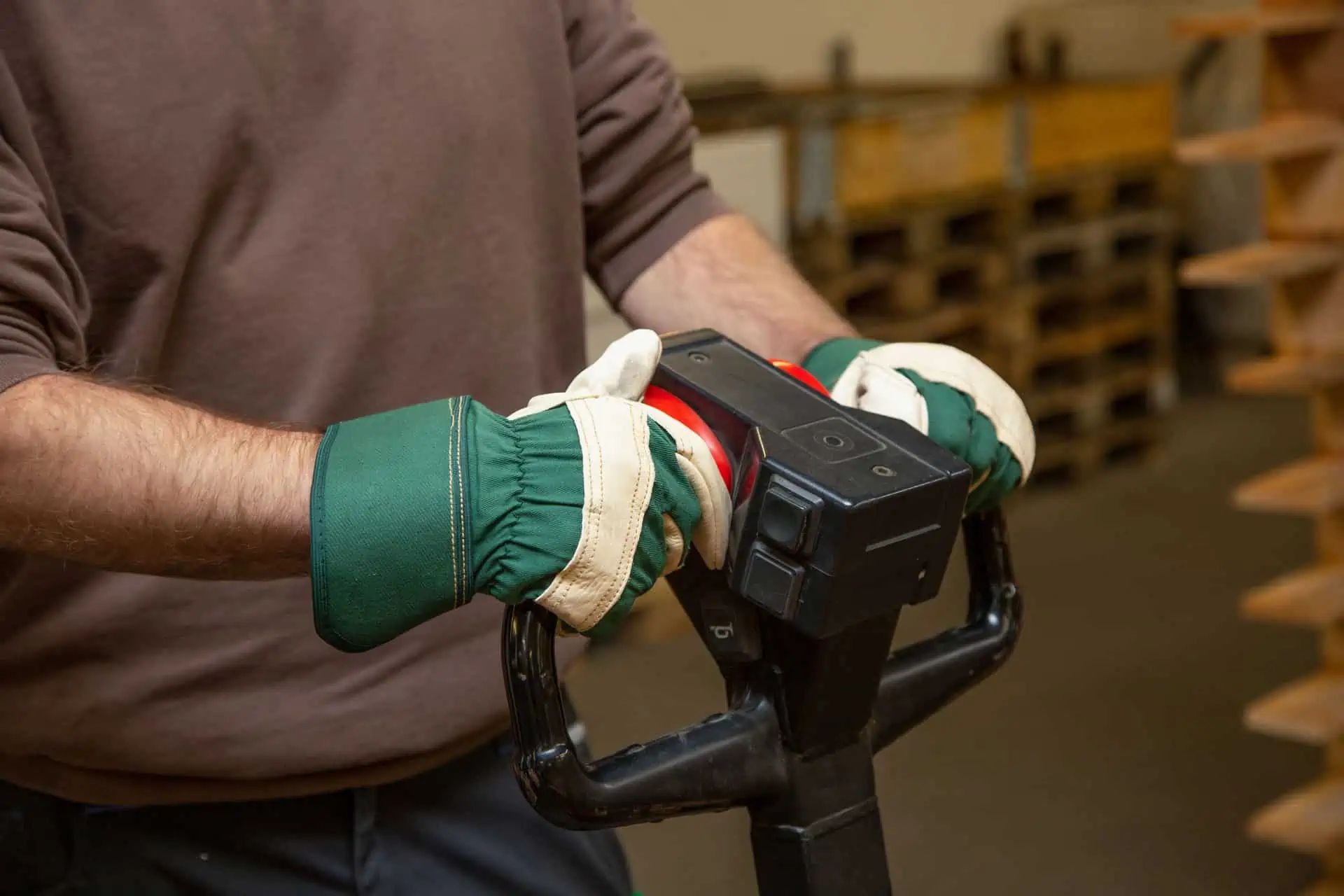 Glove Worker II piele de vacă tăbăcită fără Cr