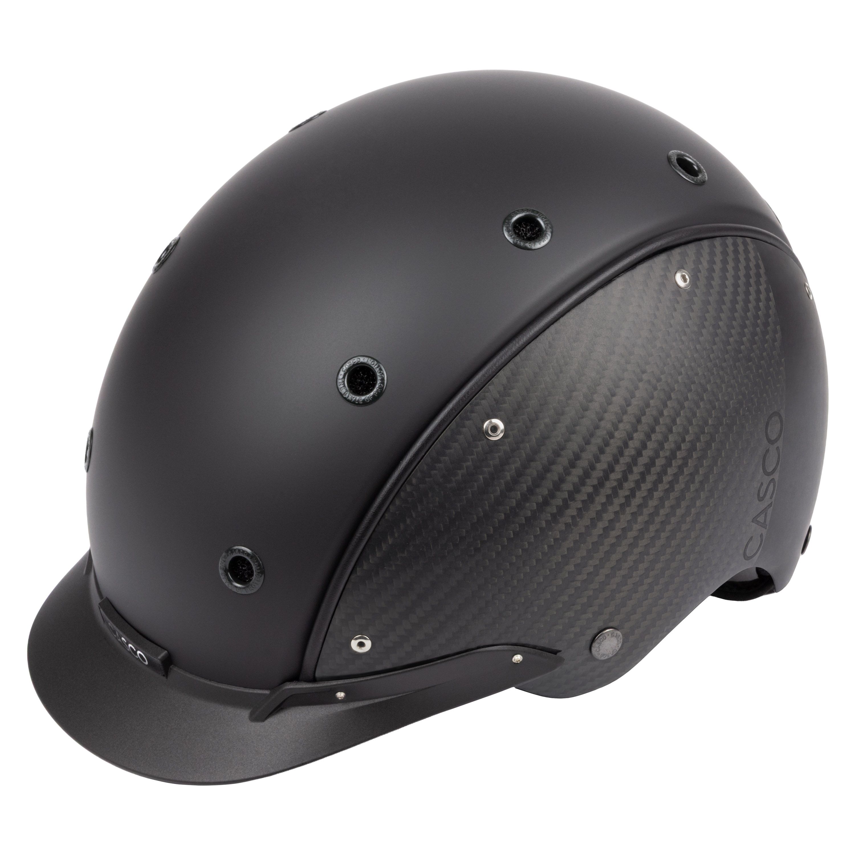 Casco Champ Split Carbon casque d'équitation noir carbone, vue de côté