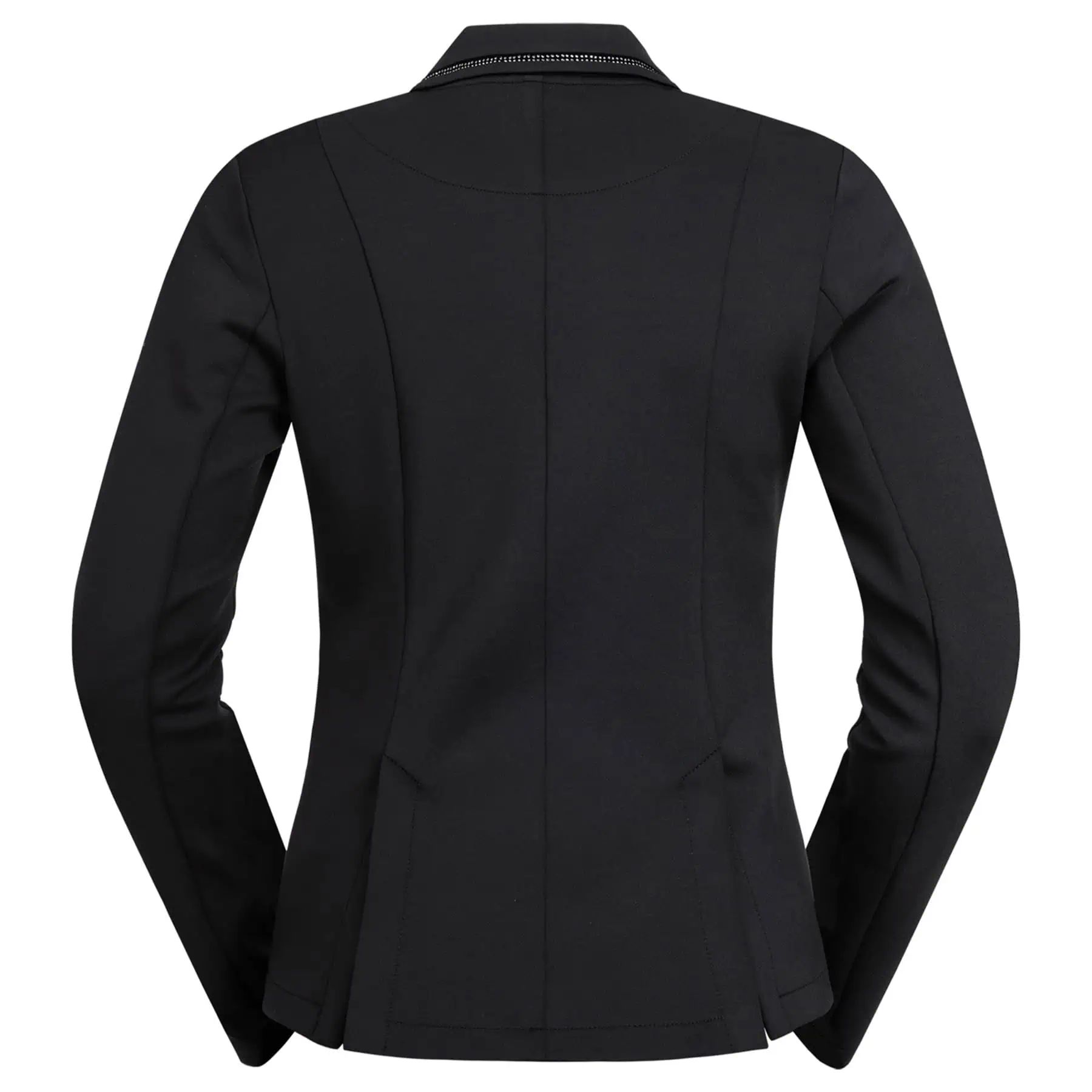 ELT Turnierjacket Lina Damen, taillierte Reitjacke mit Strasssteinen, schwarz, M