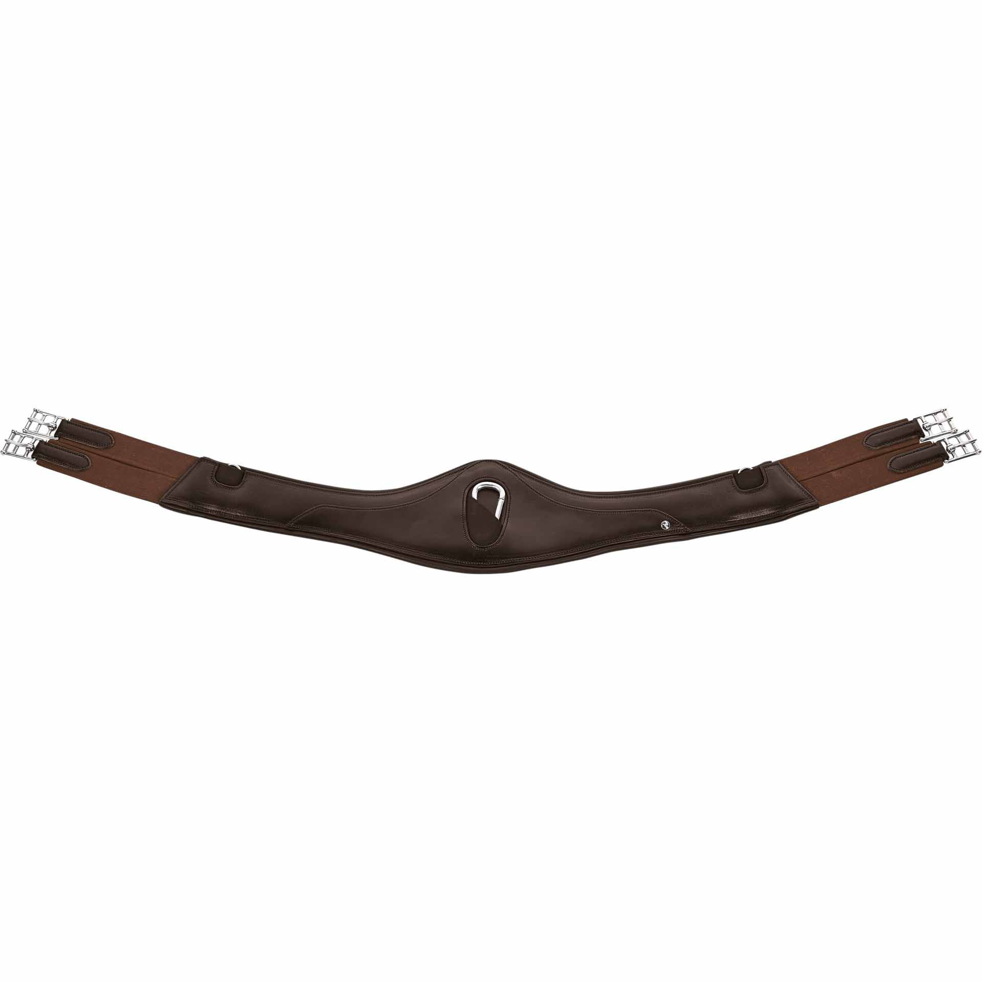 BUSSE Sattelgurt LIVORNO-LONG, elastisch 120 braun