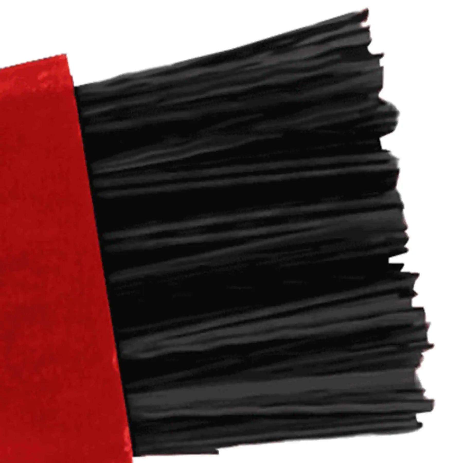 Cure-pied Grippy Waldhausen avec brosse, soies rigides, 16 cm, rouge/gris