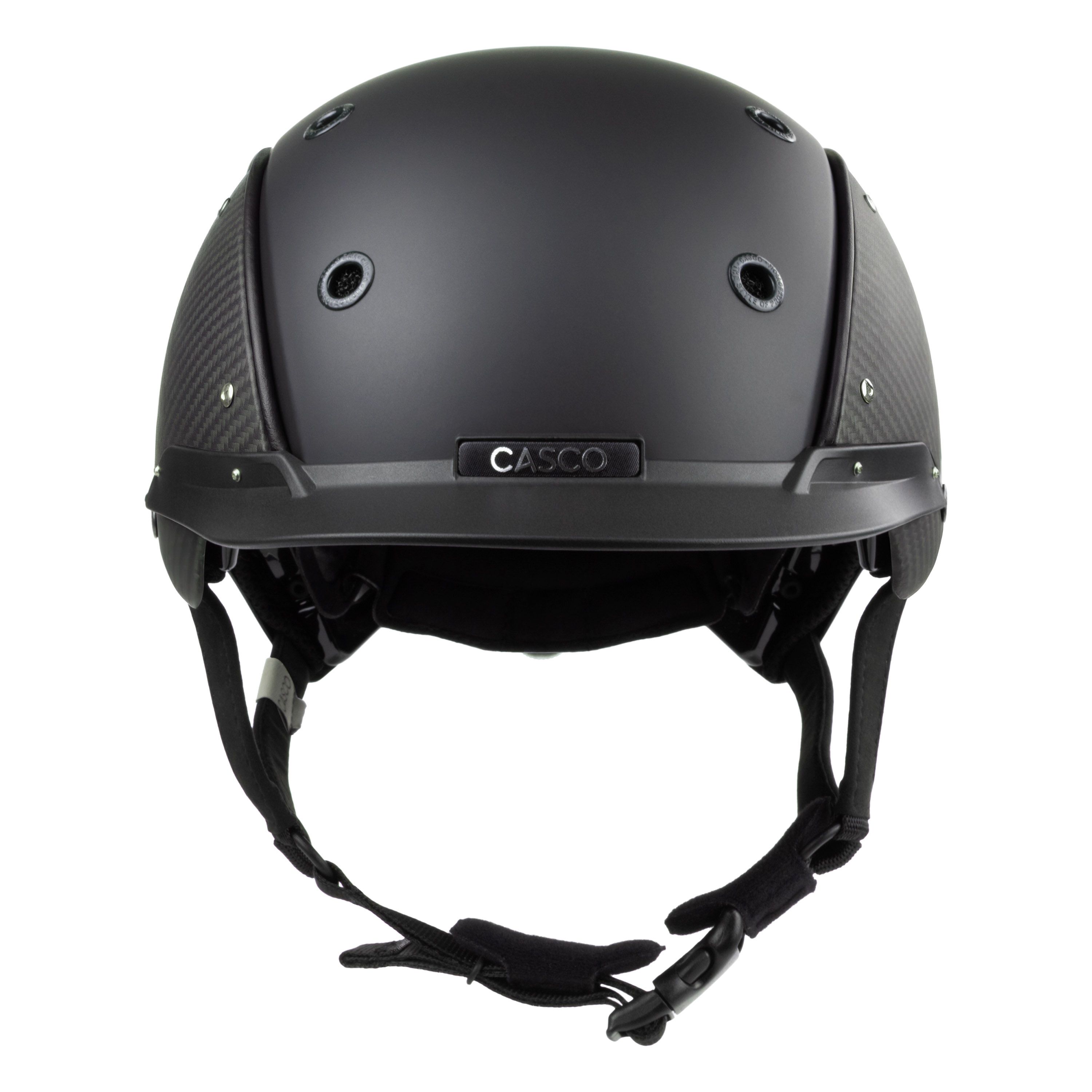 Casco Champ Split Carbon casque d'équitation noir carbone, vue arrière