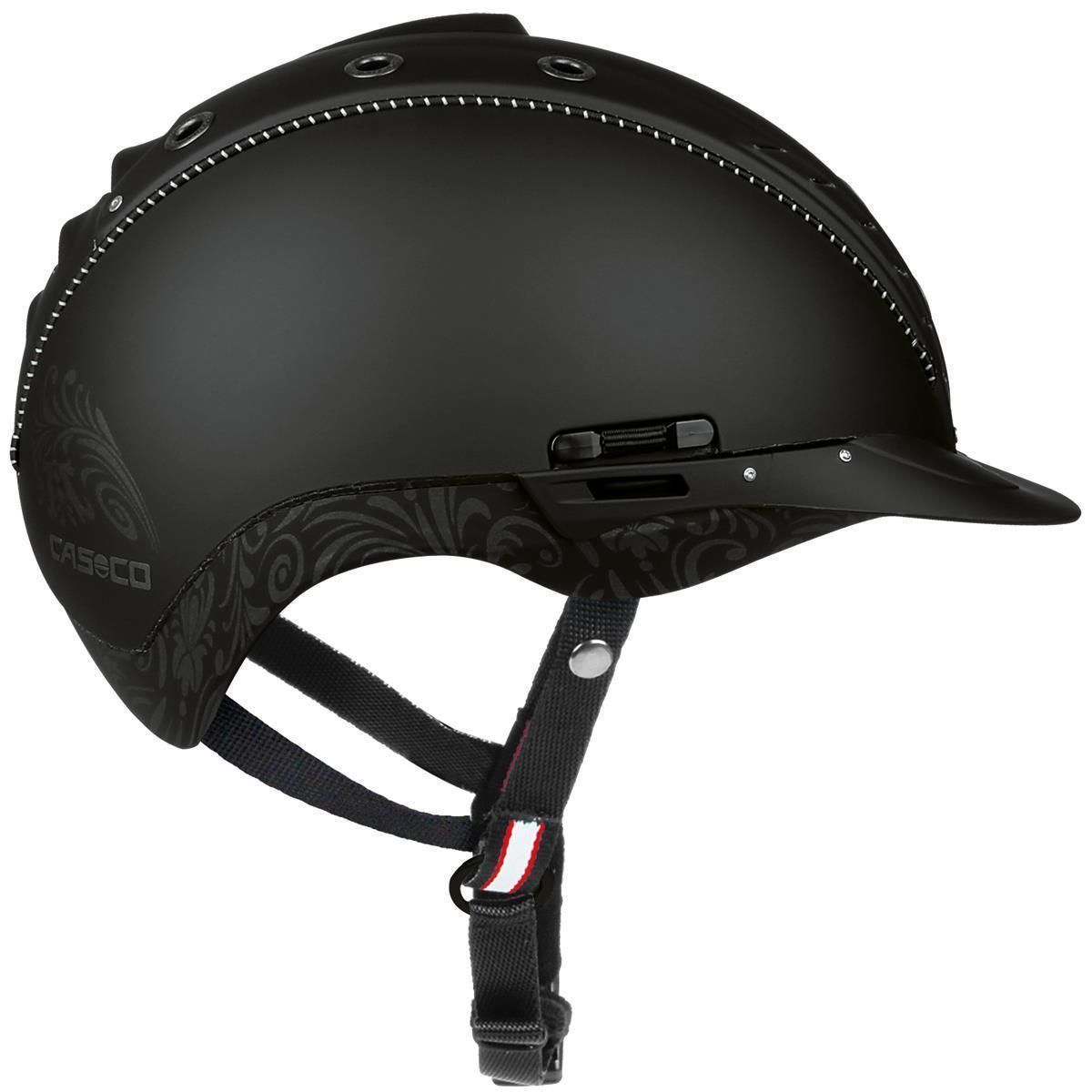 Casque d'équitation Casco mistrall 2 noir floral XXL