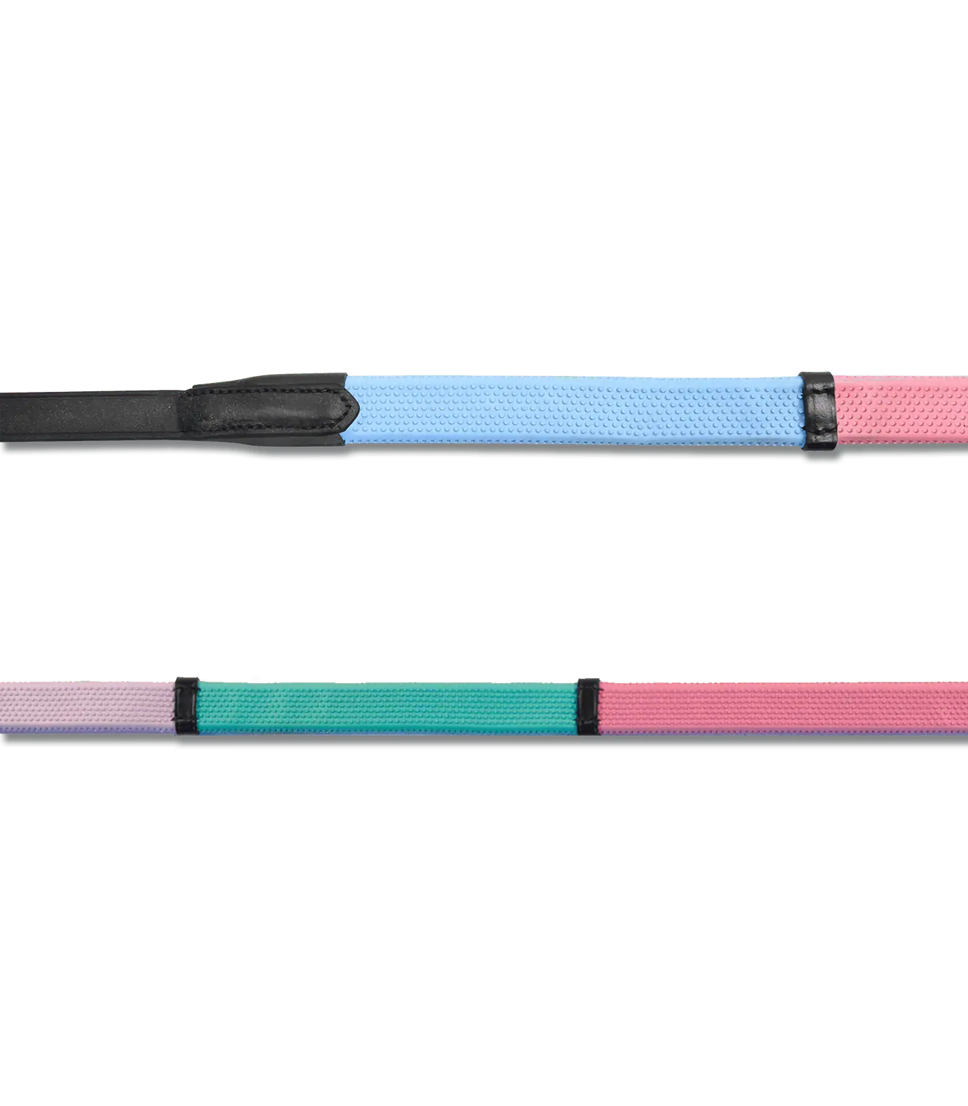 STAR Rênes en Caoutchouc Rainbow, Rênes avec Arrêtoirs de Martingale, Warmblood