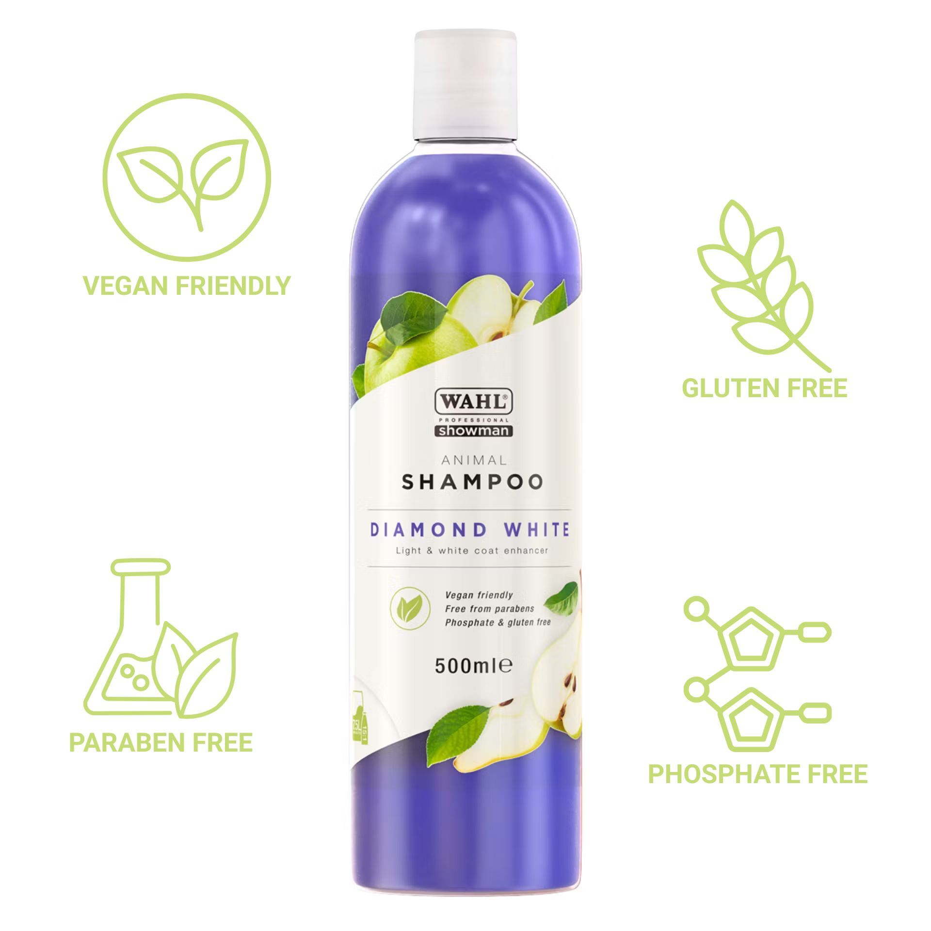 shampoo, animal, diamond white, vegan, paraben free