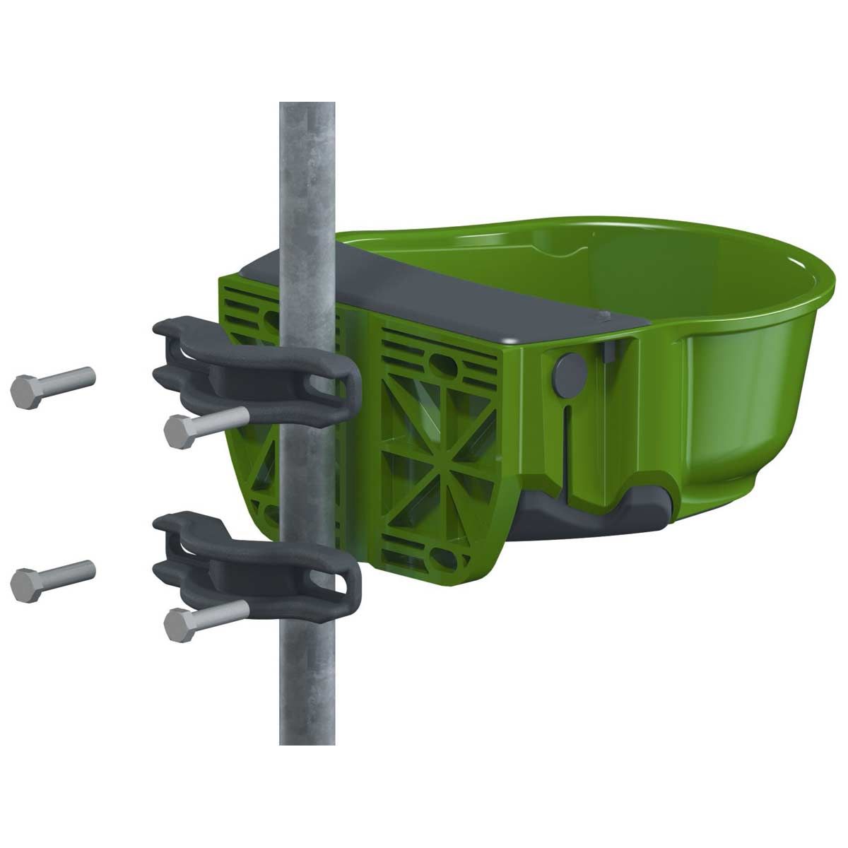 Abreuvoir à flotteur chauffant SH30 Kerbl, résistant au gel, avec câble chauffant pour tuyau 73W 24V