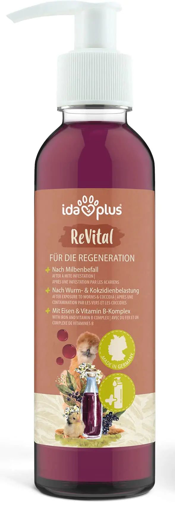 IdaPlus ReVital 200 ml Dispenserflasche