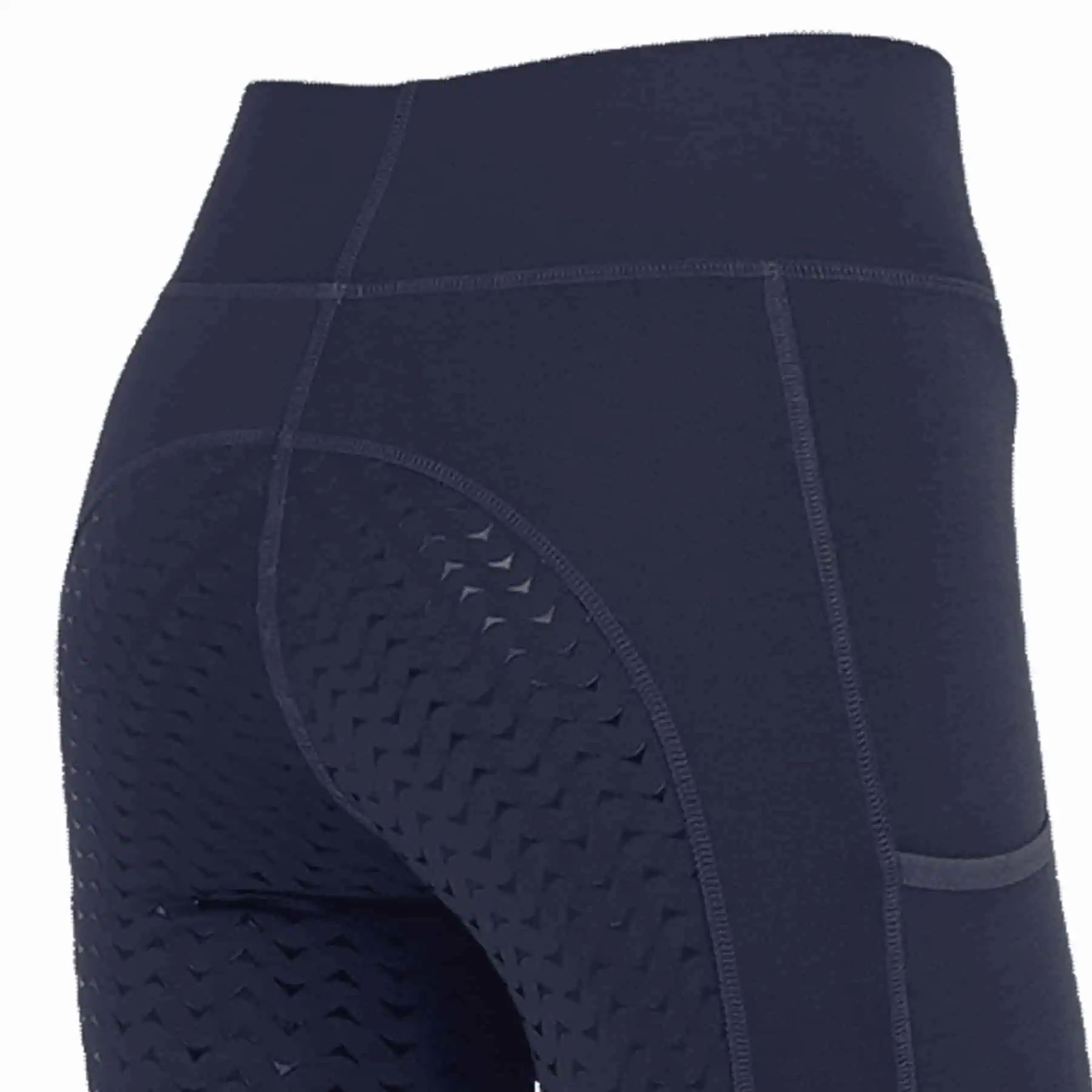 Legging d'équitation ELT Ella à fond intégral silicone, bleu nuit 164