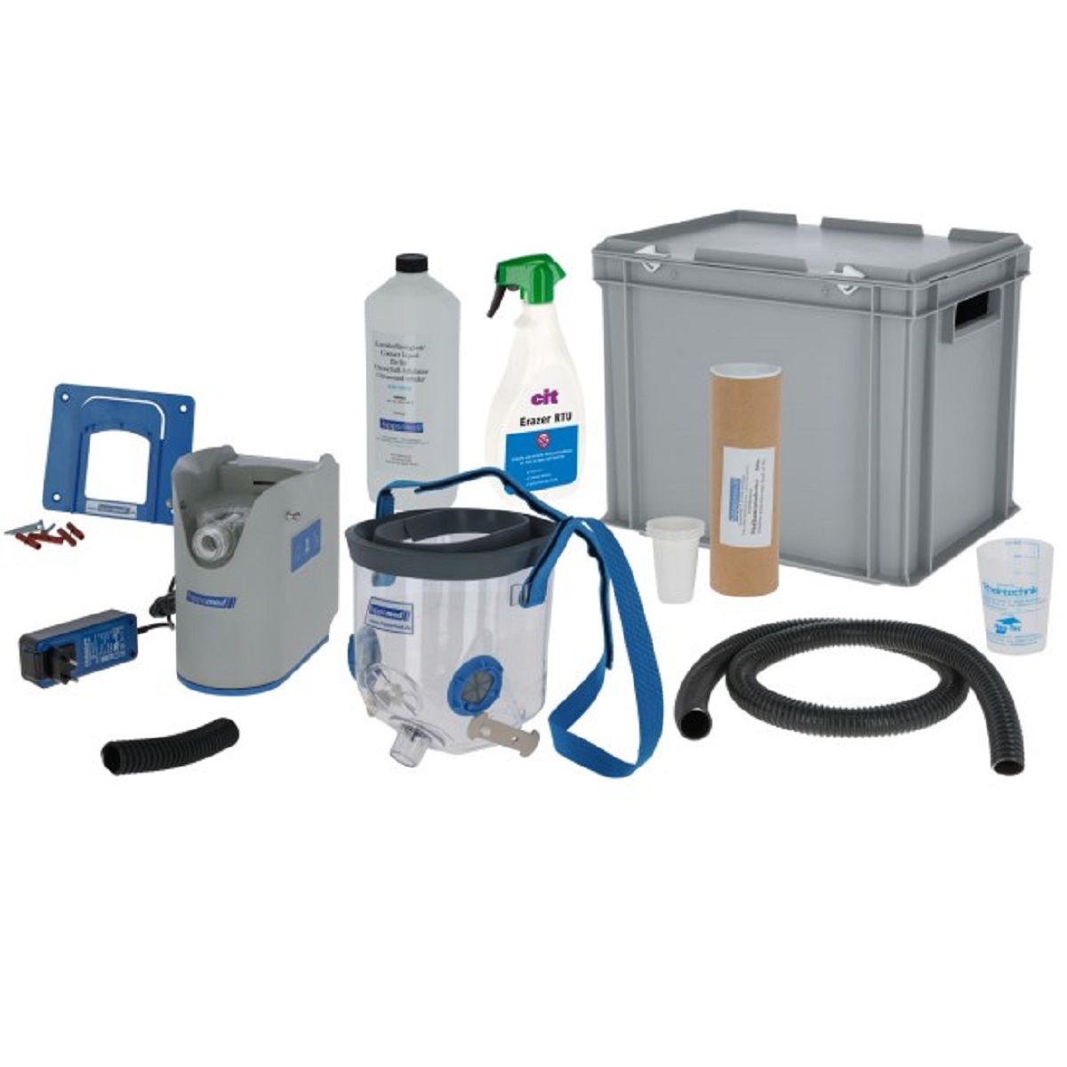 Hippomed Air One Flex Battery Ultrasound Inhaler Horse, Warmblood Mask, what's included
