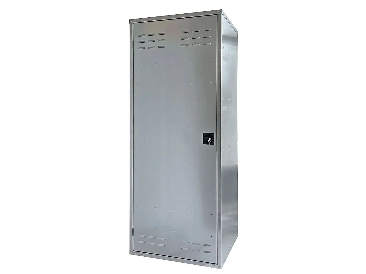 Growi Sattelschrank Western 190x75x75 cm Vorhangschloss