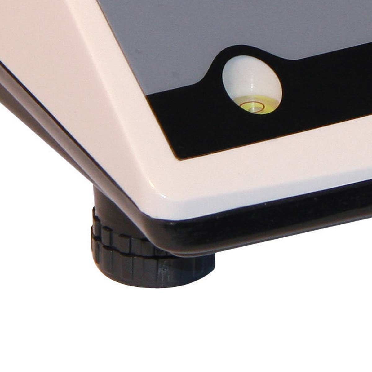 Kerbl digital bordsvåg 30 kg med rostfri plattform, detaljbild, ben
