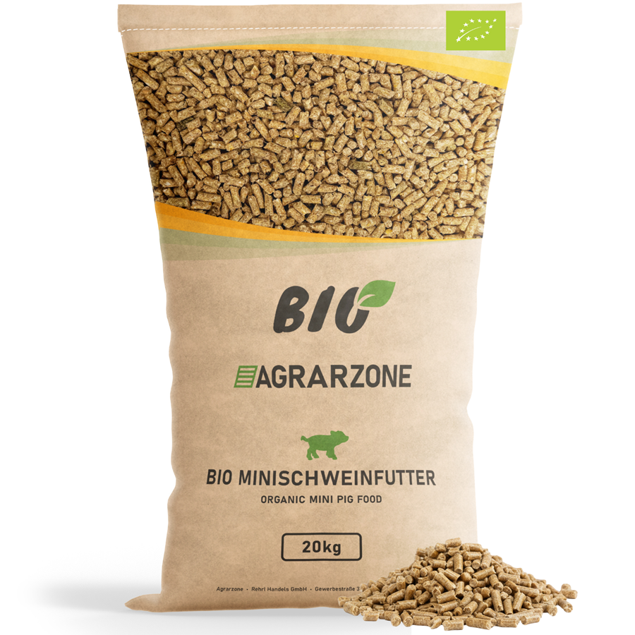 Agrarzone Organic Mini Pig Feed Pellets 20 kg