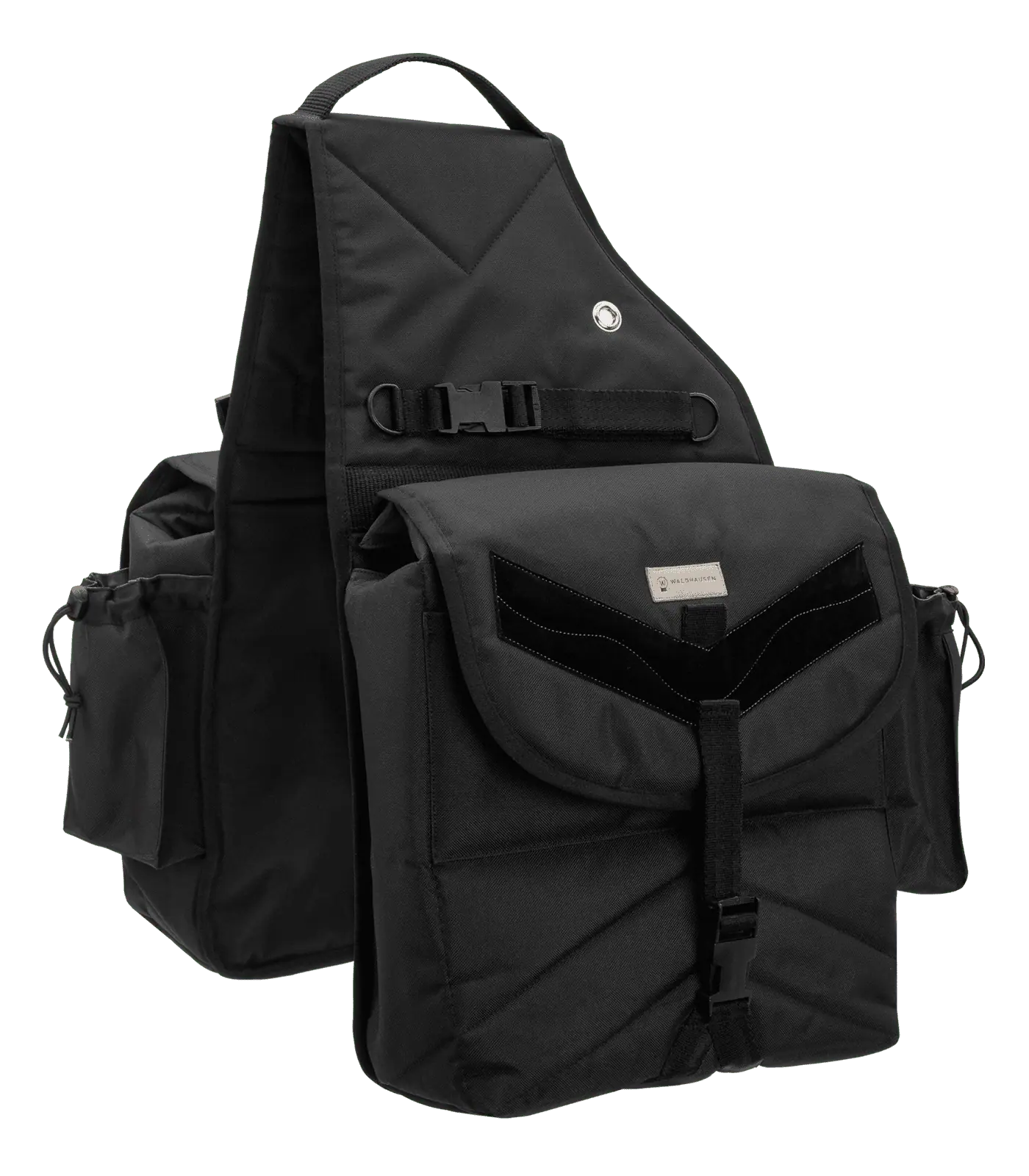 Waldhausen Doppel-Packtasche Premium, Satteltasche für Pferde, schwarz