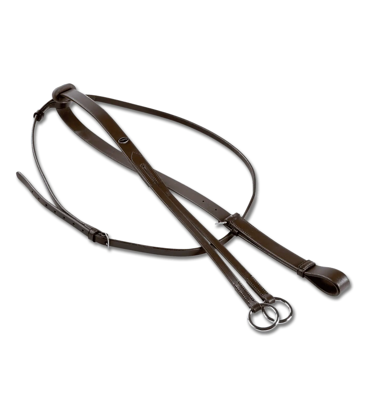 Martingala Waldhausen X-Line in Cuoio, Fibbie Inox per Cavallo
