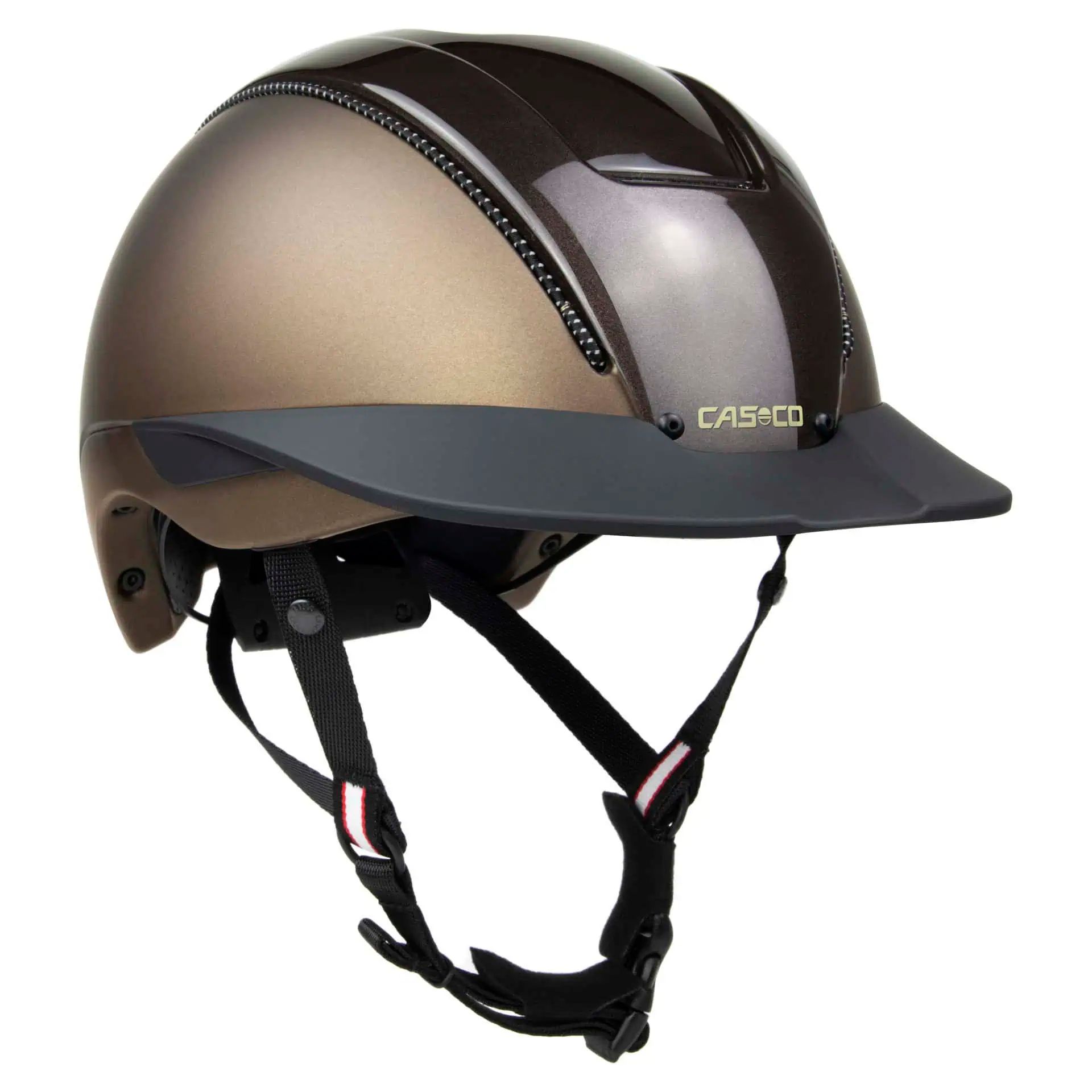 Casco Reithelm DUELL, sportliche Reitkappe mit breitem Visier