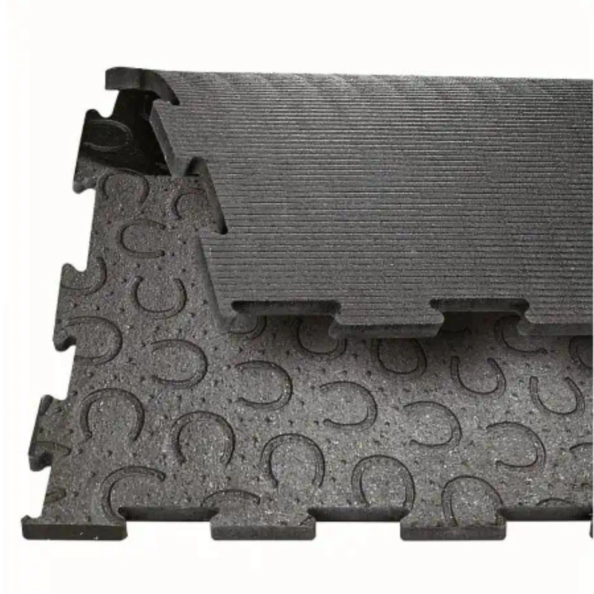 Belmondo Basic stallmatta i gummi, 100 x 100 x 1,8 cm