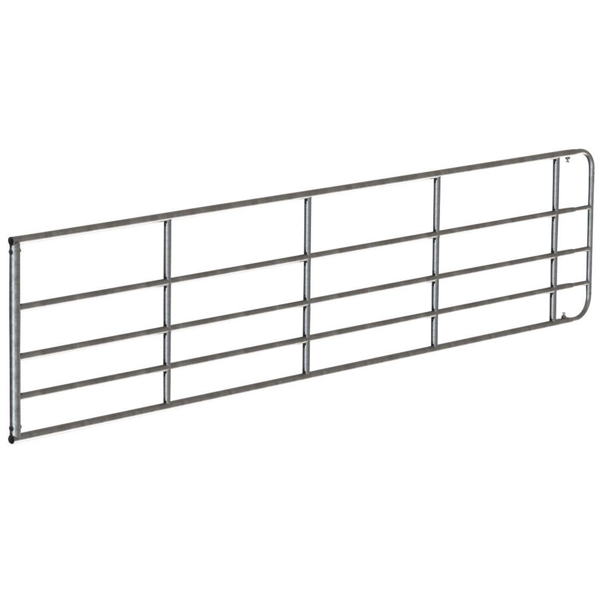 Kerbl Weidetor 90 cm verstellbar, verzinkt, mit Montageset, witterungsbeständig, 3-4 m