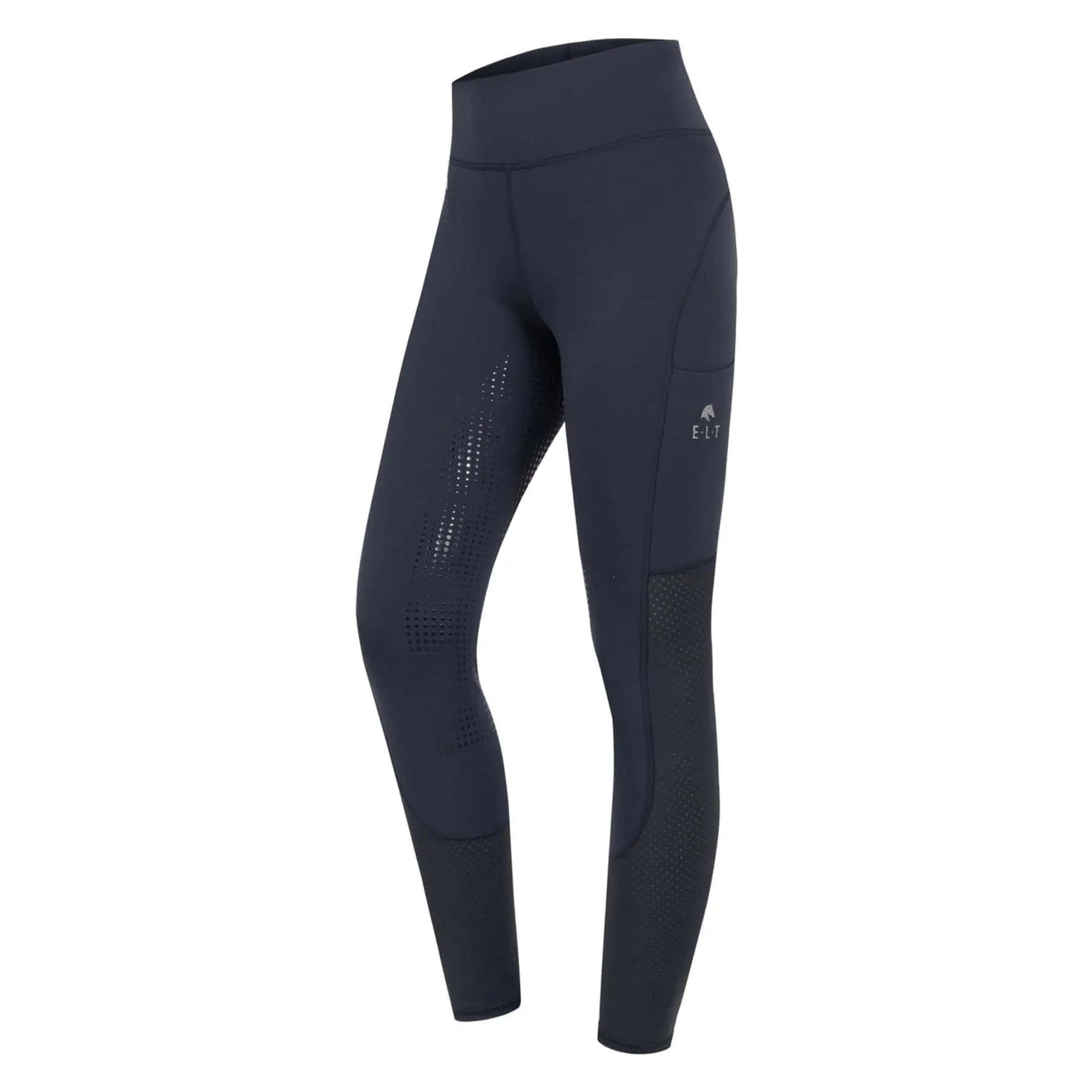 ELT Legging équitation Hanna Mesh taille haute fond intégral, bleu nuit 44