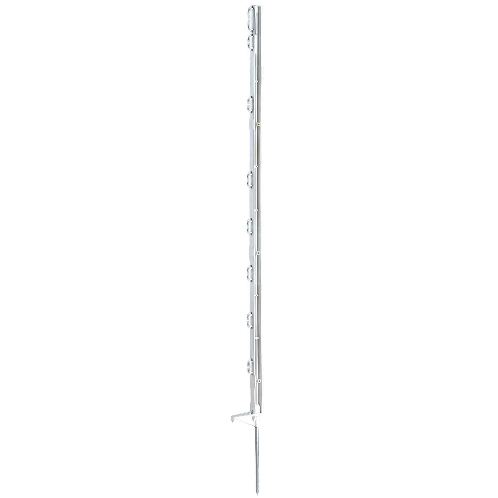 AKO Stâlp din Plastic Eco 105 cm, Treaptă Simplă, Alb, 5 buc.
