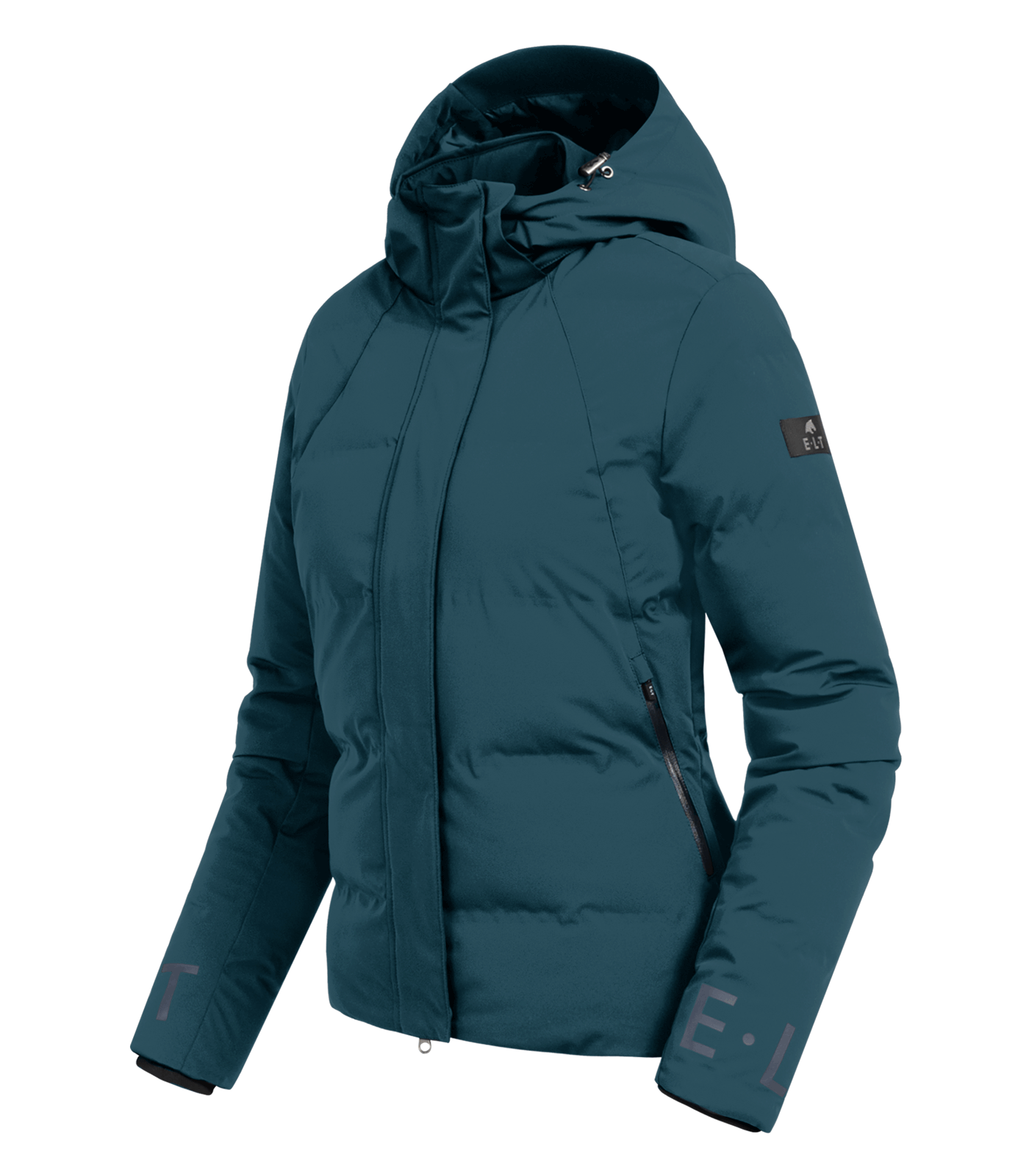 ELT Veste d'équitation performante pour l'hiver Ohio, bleu pétrole, 146/152